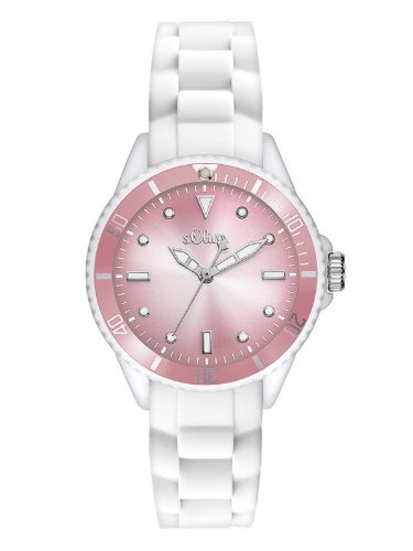 s.Oliver Damen-Armbanduhr XS Analog Quarz Silikon SO-2704-PQ s.Oliver Damen-Armbanduhr XS Analog Quarz Silikon SO-2704-PQ