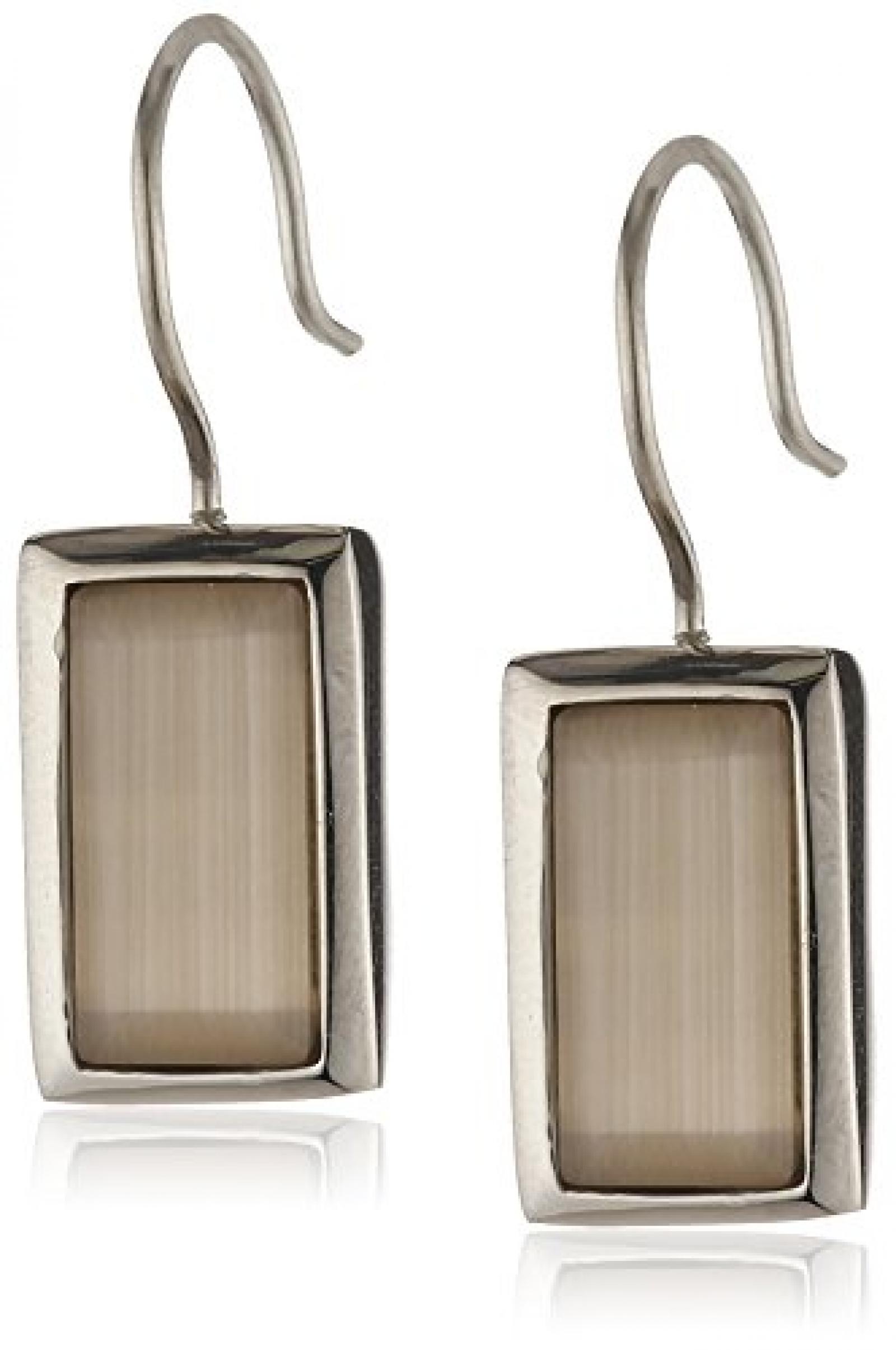 Mike Ellis New York Damen-Ohrh&auml;nger Edelstahl Glas D1522B/3 