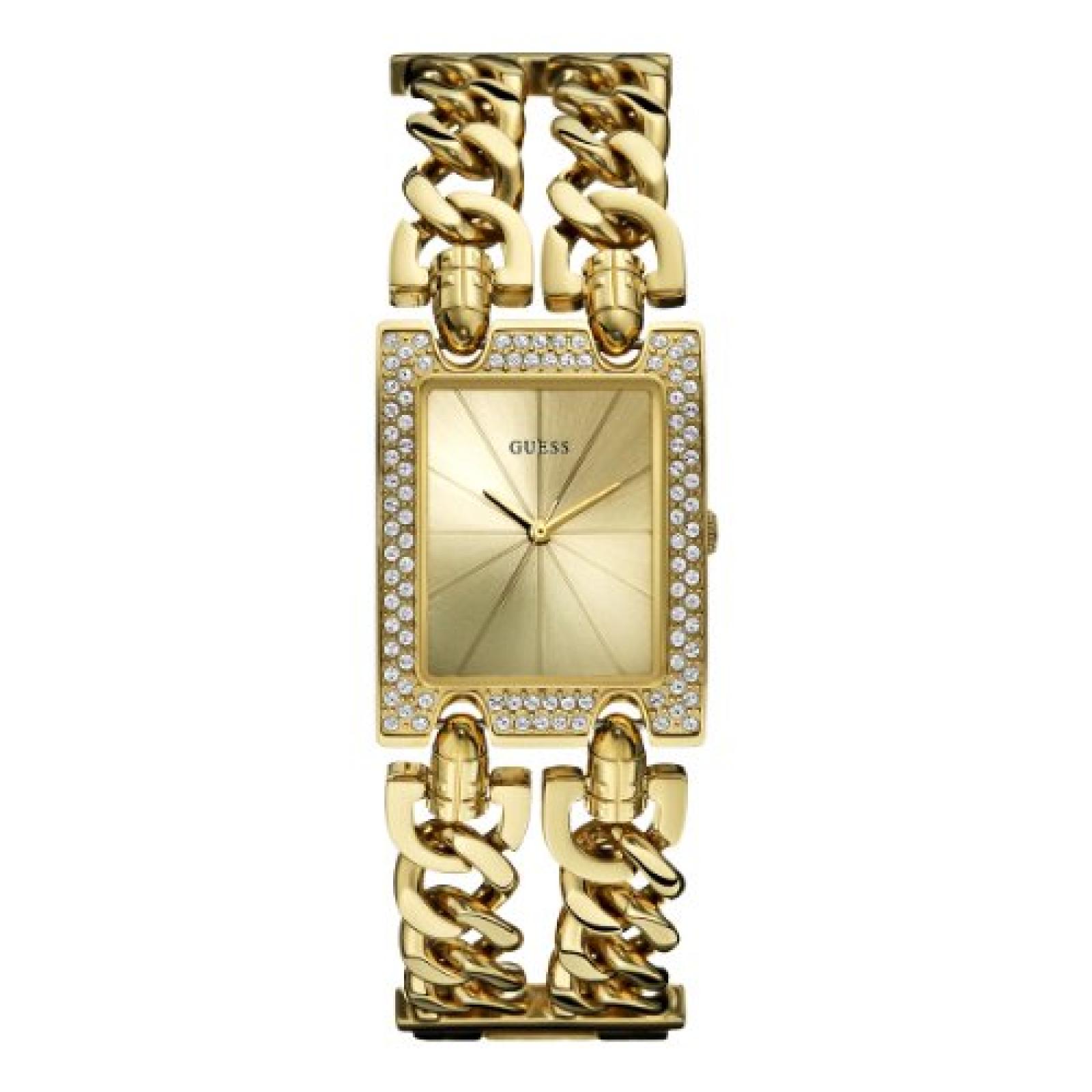 Guess Damen-Armbanduhr XS Analog Quarz Edelstahl WOO72L1 Guess Damen-Armbanduhr XS Analog Quarz Edelstahl WOO72L1