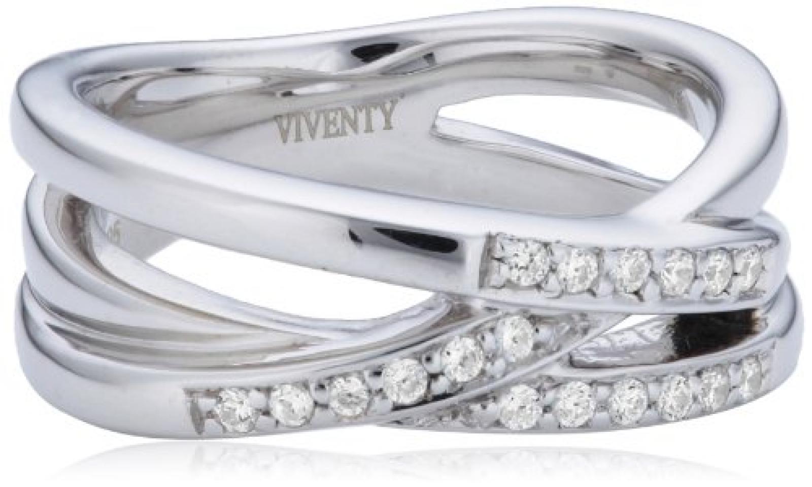 MicVivien Katzenohr Ring - 925 Sterling Silber Verstellbar