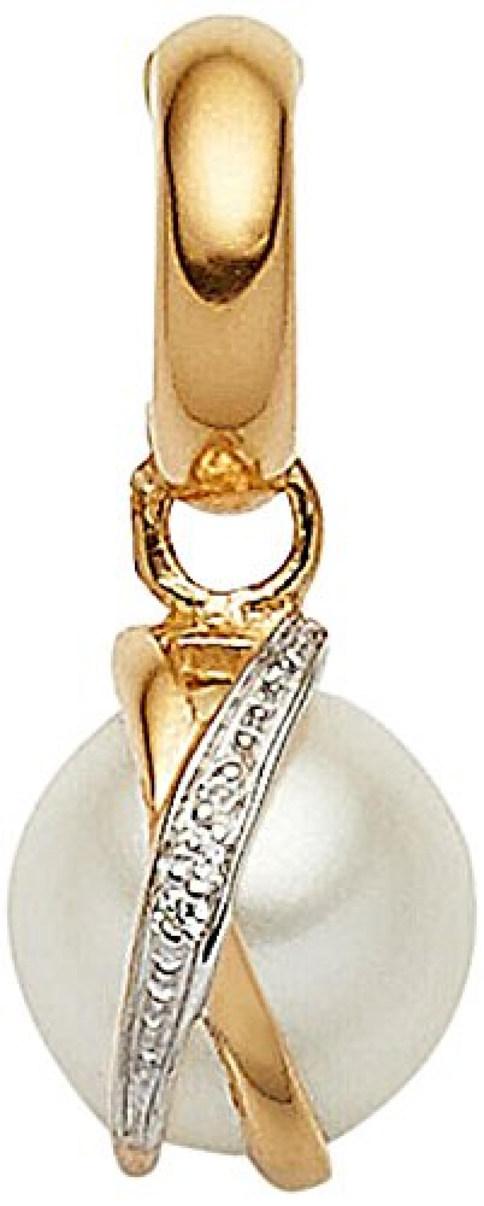 Viventy Damen-Charm Vergoldet rhodiniert Zirkonia weiß - 766992 Viventy Damen-Charm Vergoldet rhodiniert Zirkonia weiß - 766992