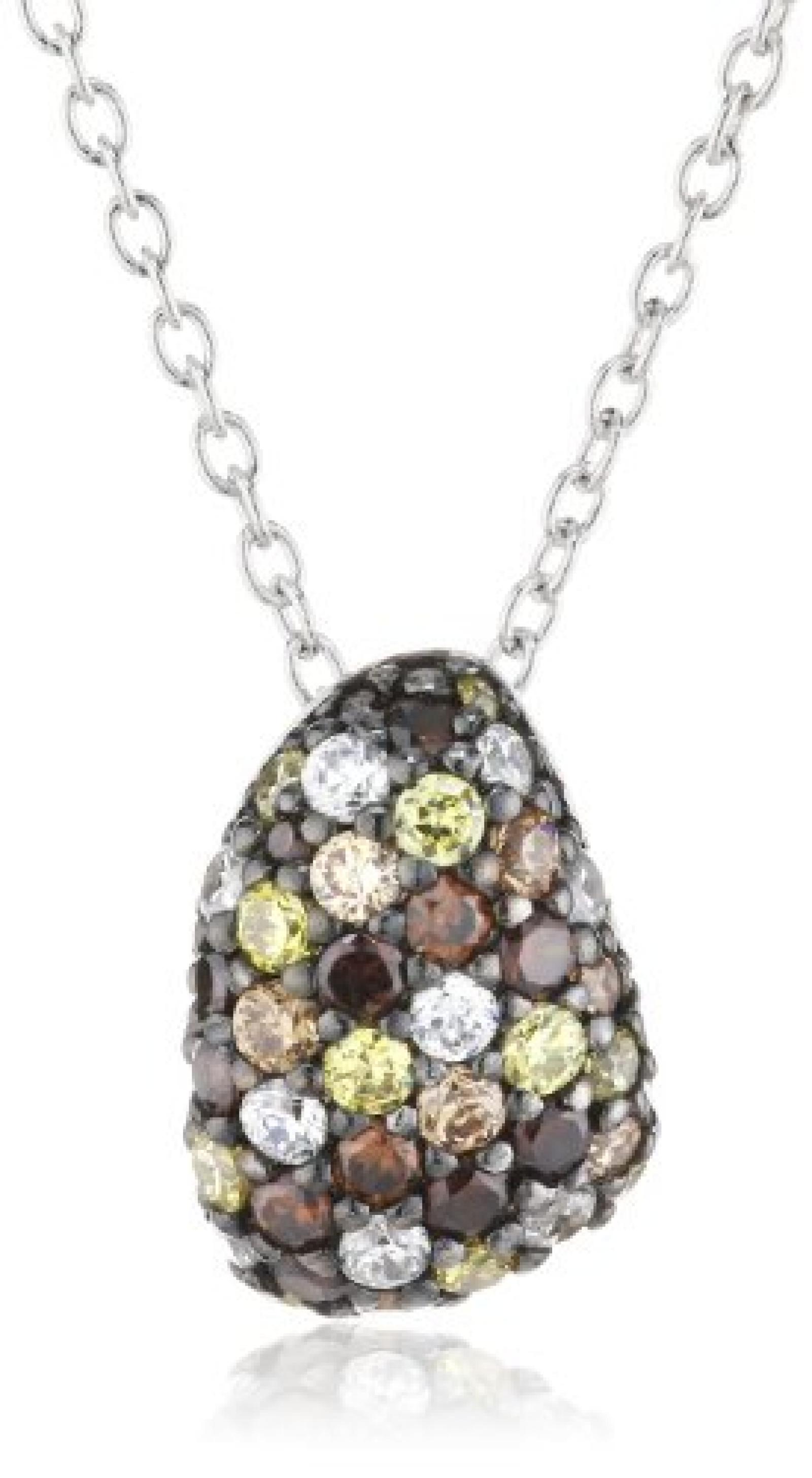 Damen Halskette Extreme Pavée Glas Zirkonia 925 Sterling Silber rhodiniert 42 cm JPNL90499E420 Damen Halskette Extreme Pavée Glas Zirkonia 925 Sterling Silber rhodiniert 42 cm JPNL90499E420