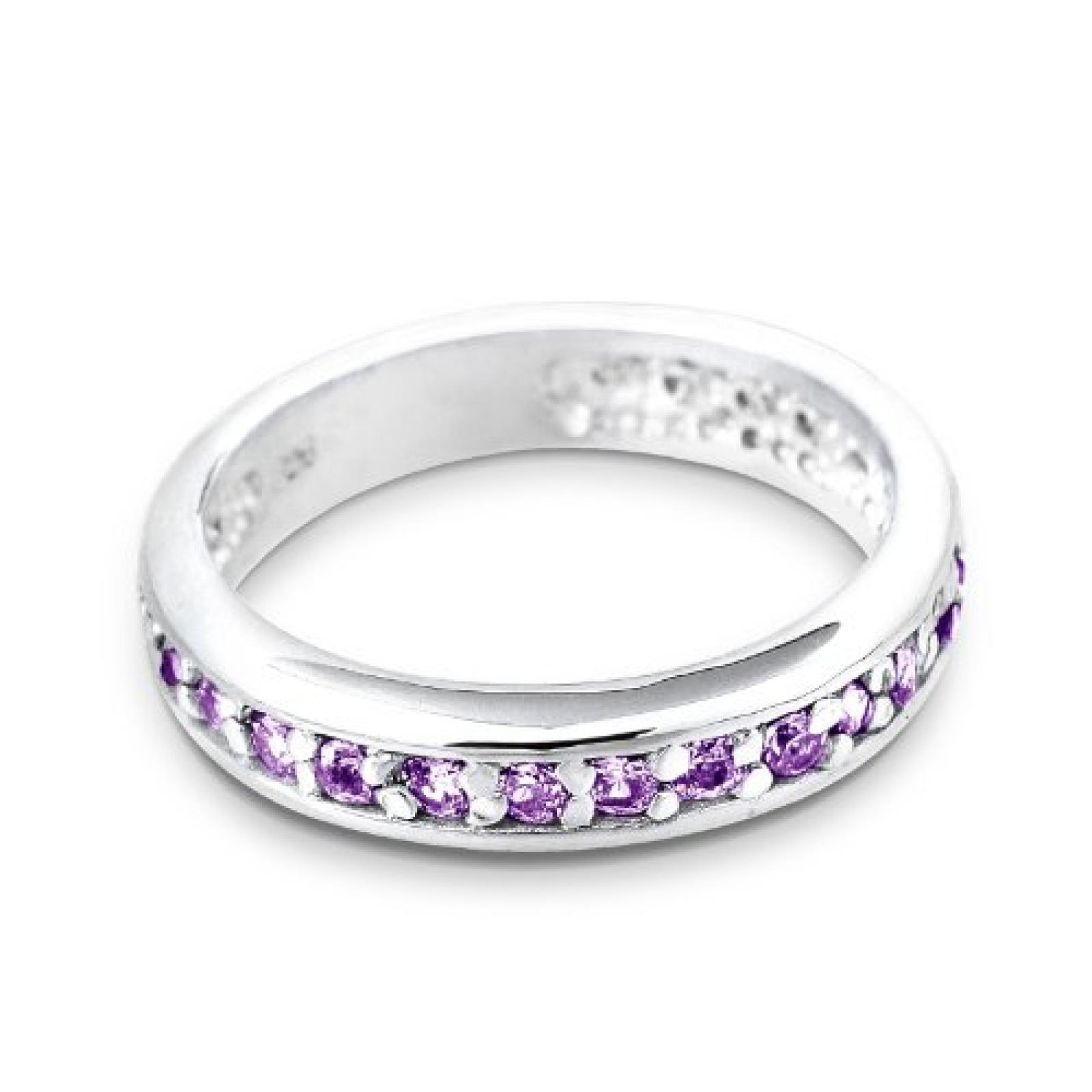 Elli Damen-Ring Violett 925 Silber 06400041 