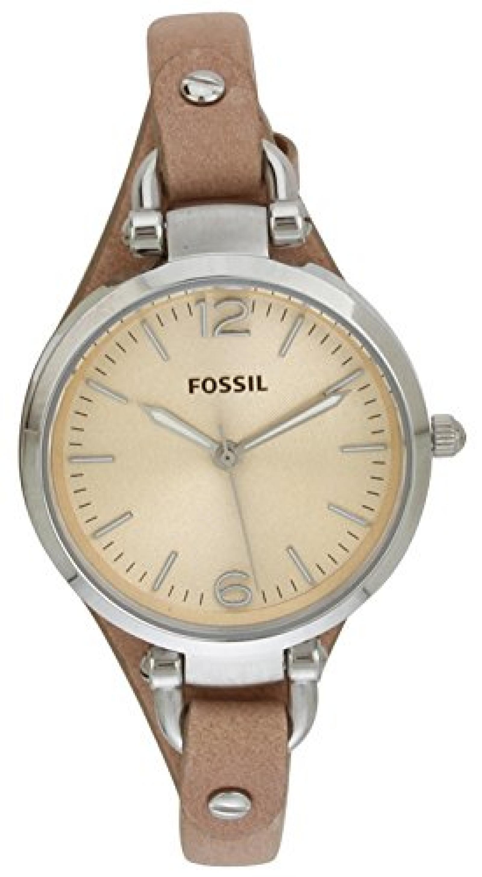 Fossil Damen-Armbanduhr XS Ladies Dress Analog Leder ES2830 
