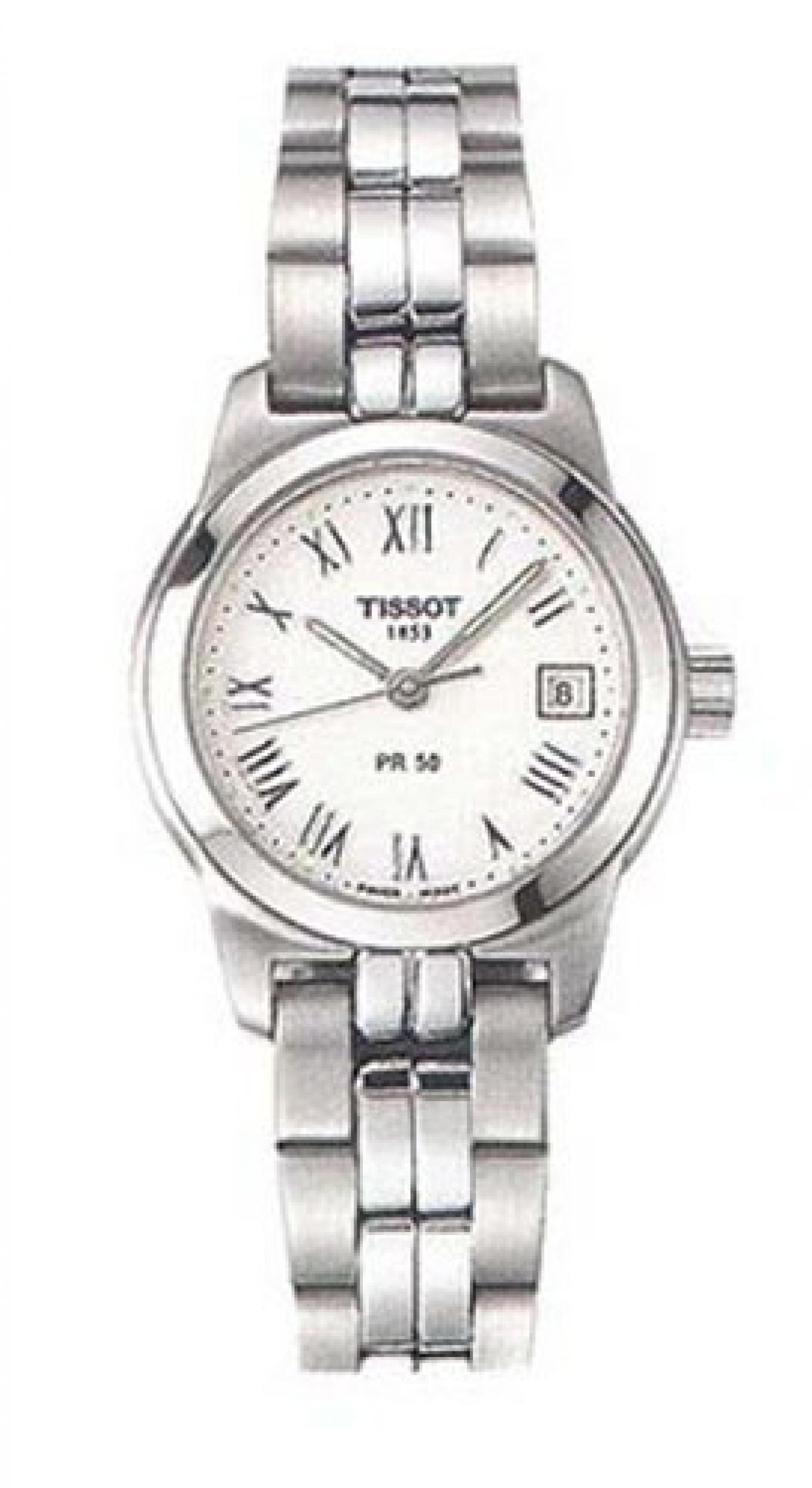 Tissot Damenuhr PR50 Stahlband T34118113 