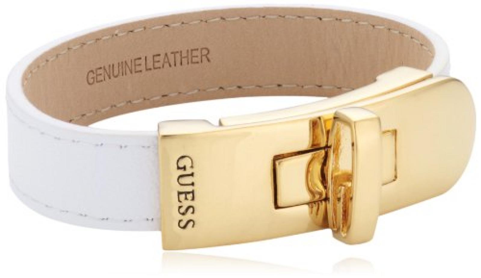 Guess Damen-Armband Color Chic Leder Edelstahl vergoldet 18 cm UBB21317-L Guess Damen-Armband Color Chic Leder Edelstahl vergoldet 18 cm UBB21317-L