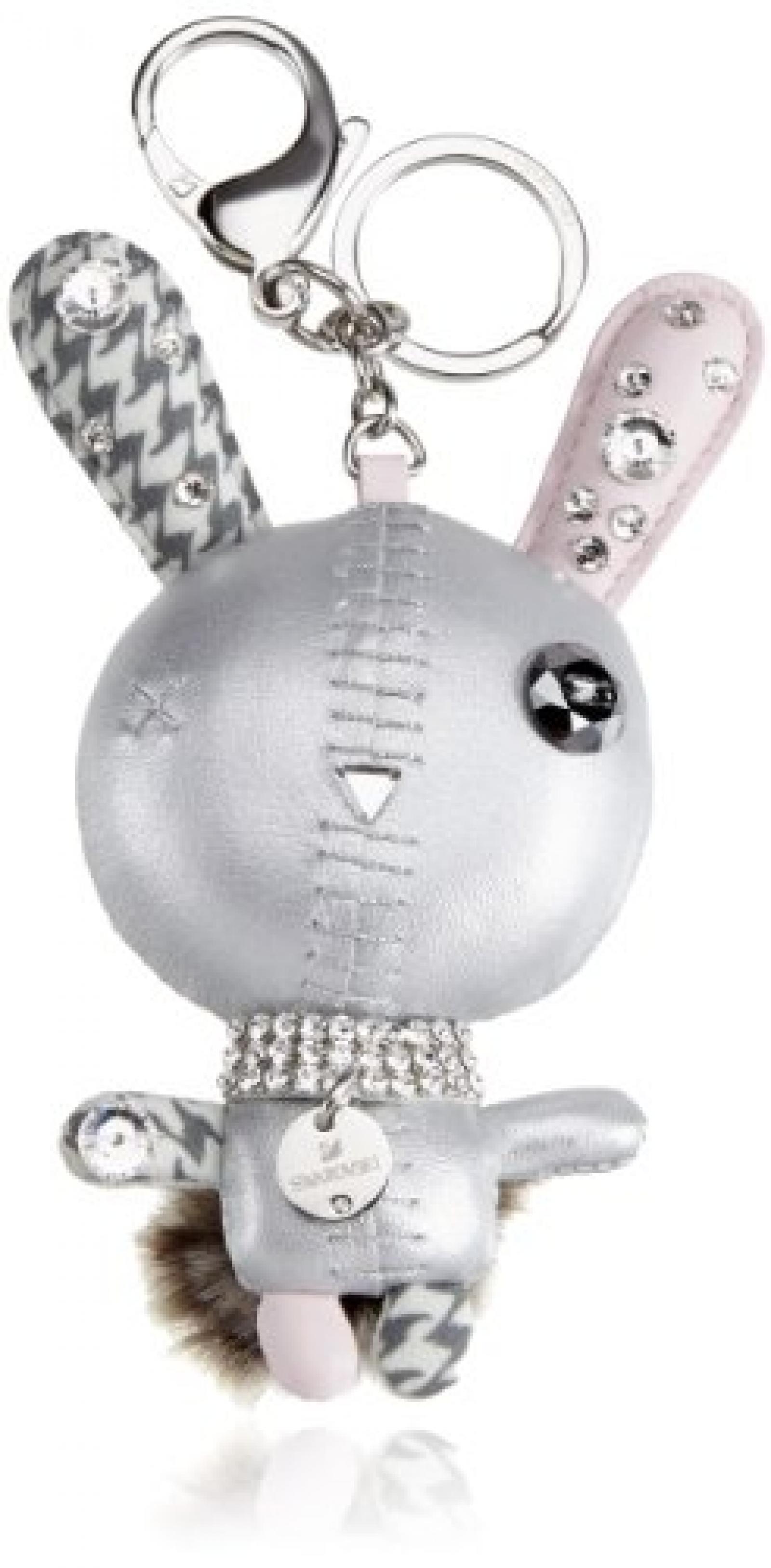 Swarovski Damen-Charm Metall Leder Kristall Mathilde Silver mehrfarbig 17 x 5.9 x 3.4 cm 5020921 