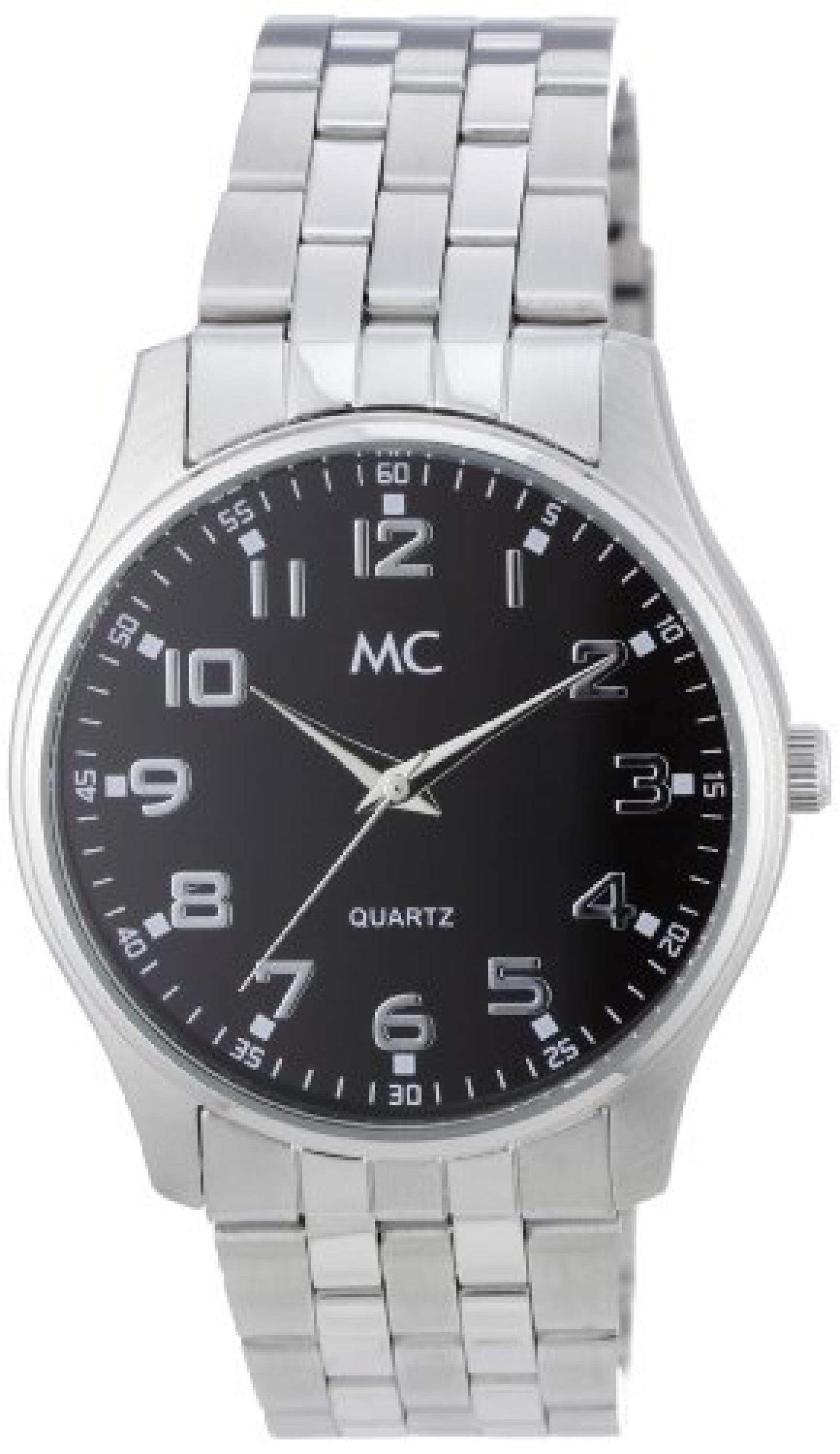 MC Timetrend Herren-Armbanduhr Analog Quarz Edelstahl 26639 