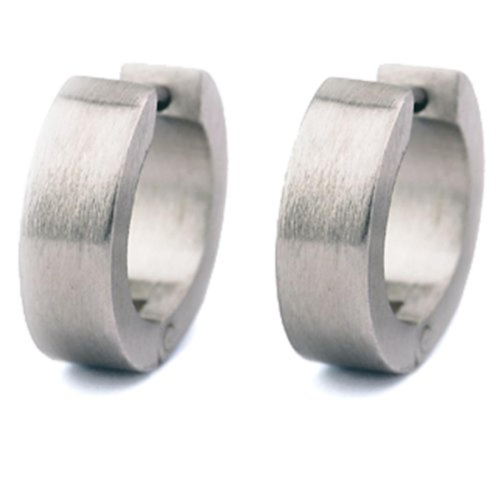 Monomania Edelstahlklappcreolen.antiallergen.rund.klein.auen gerade.massiv 30000 