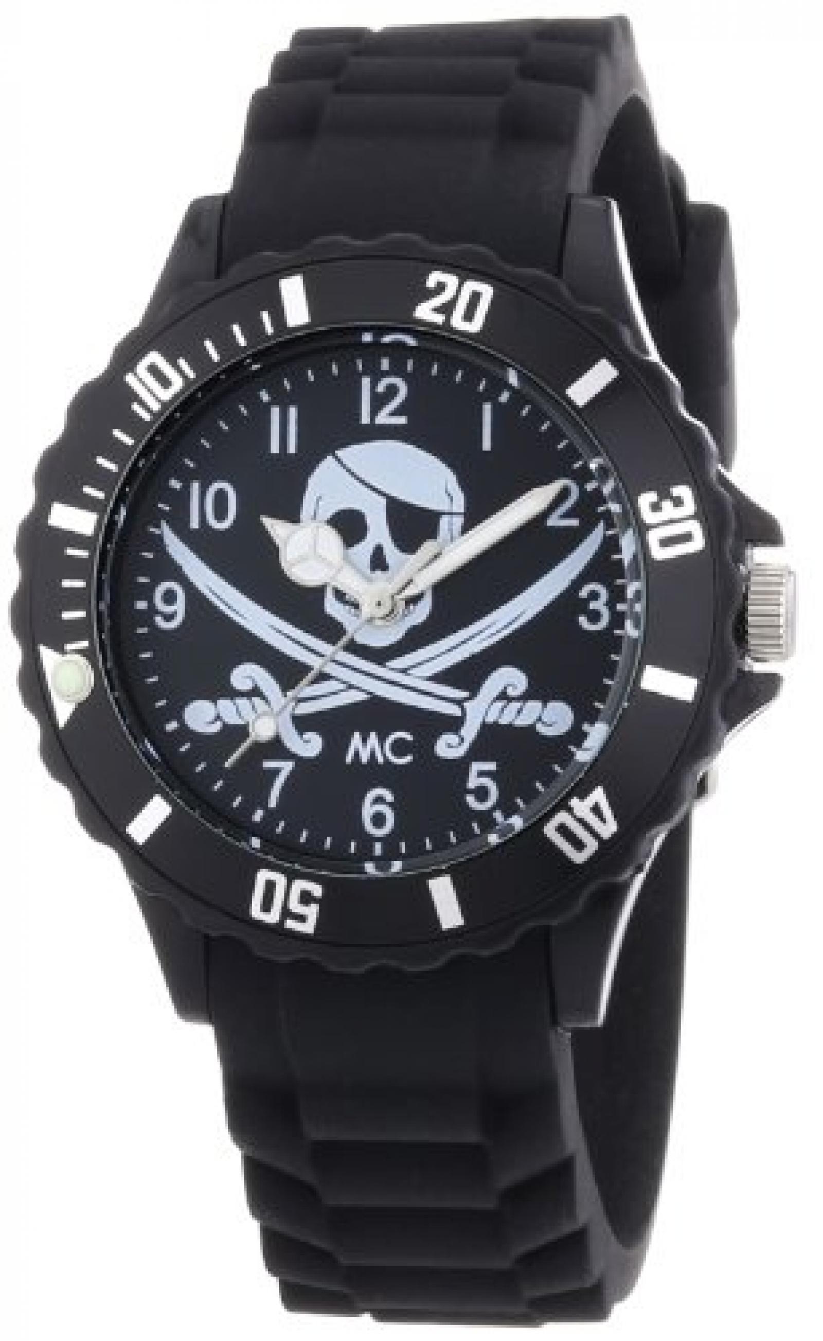 MC Timetrend Unisex-Armbanduhr Pirat Analog Quarz Kunststoff 51113 