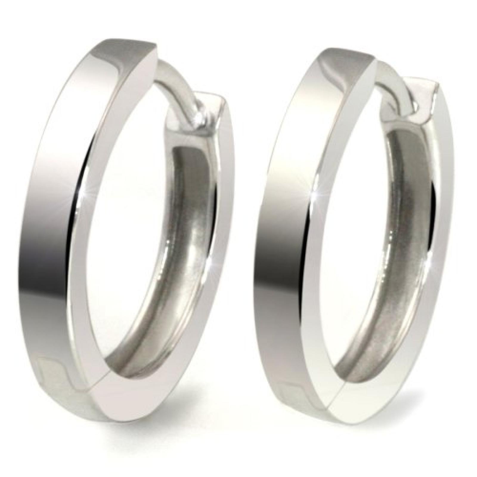 Goldmaid Damen-Creolen 925 Sterlingsilber Co O438S 