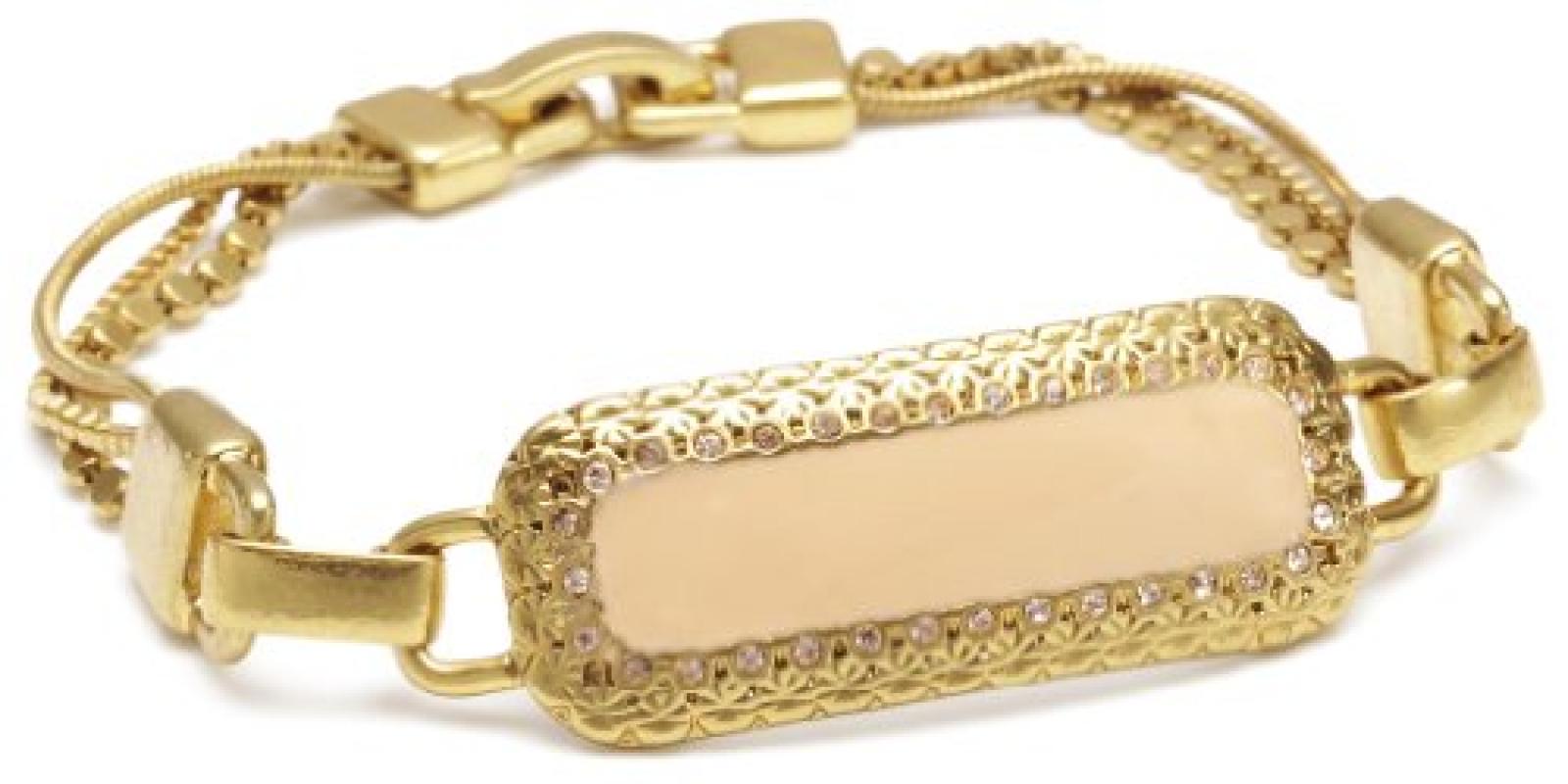 Pilgrim Damen-Armband aus der Serie Summer Celebration Vergoldet Hellbraun 18 cm 16122-2502 Pilgrim Damen-Armband aus der Serie Summer Celebration Vergoldet Hellbraun 18 cm 16122-2502