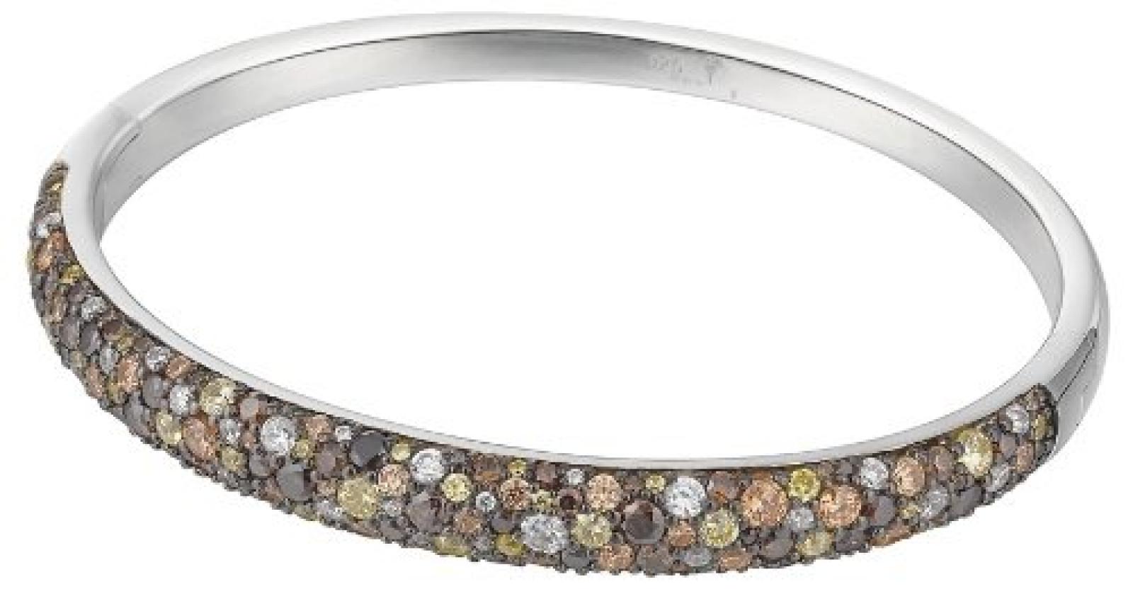 Joop Damen-Armreif 925 Sterling Silber rhodiniert Kristall Zirkonia Extreme Pavée mehrfarbig JPBA90075E630 Joop Damen-Armreif 925 Sterling Silber rhodiniert Kristall Zirkonia Extreme Pavée mehrfarbig JPBA90075E630
