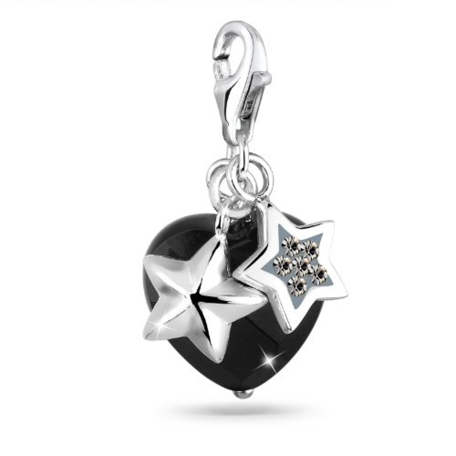 Elli Damen-Charm Sterne 925 Sterling Silber 0401780612 