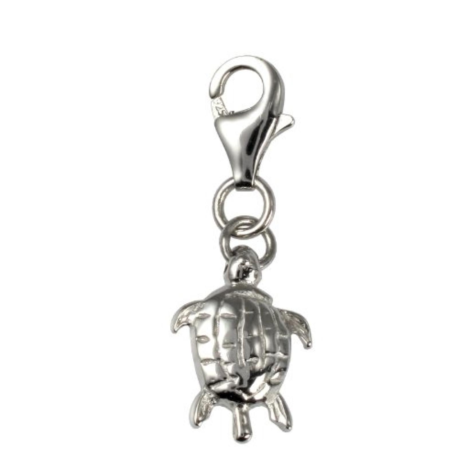 Amor Damen Schildkr&ouml;te-Charm  925 Sterlingsilber 25 mm 165532 