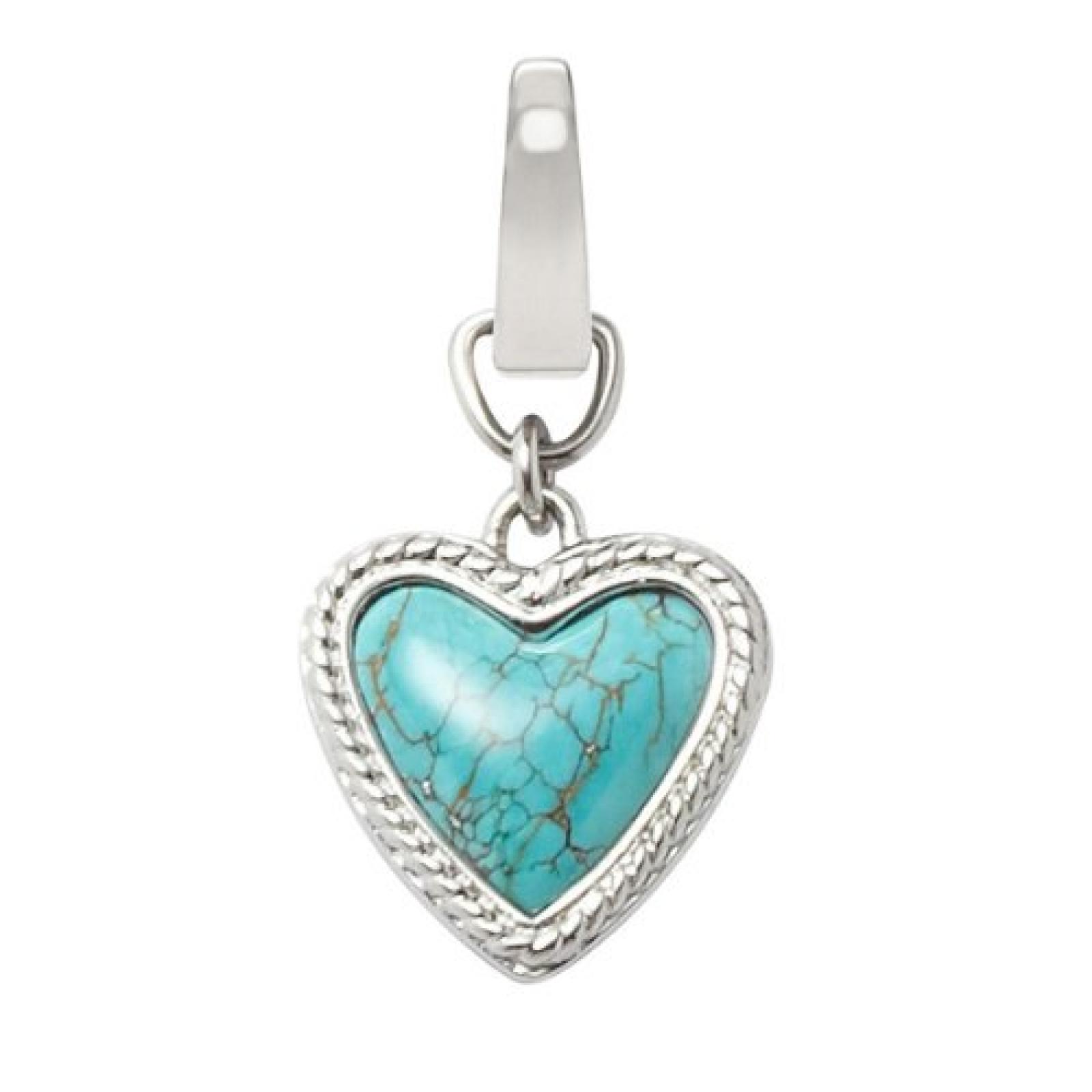 Fossil Damen-Charm Edelstahl JF88020040 Fossil Damen-Charm Edelstahl JF88020040