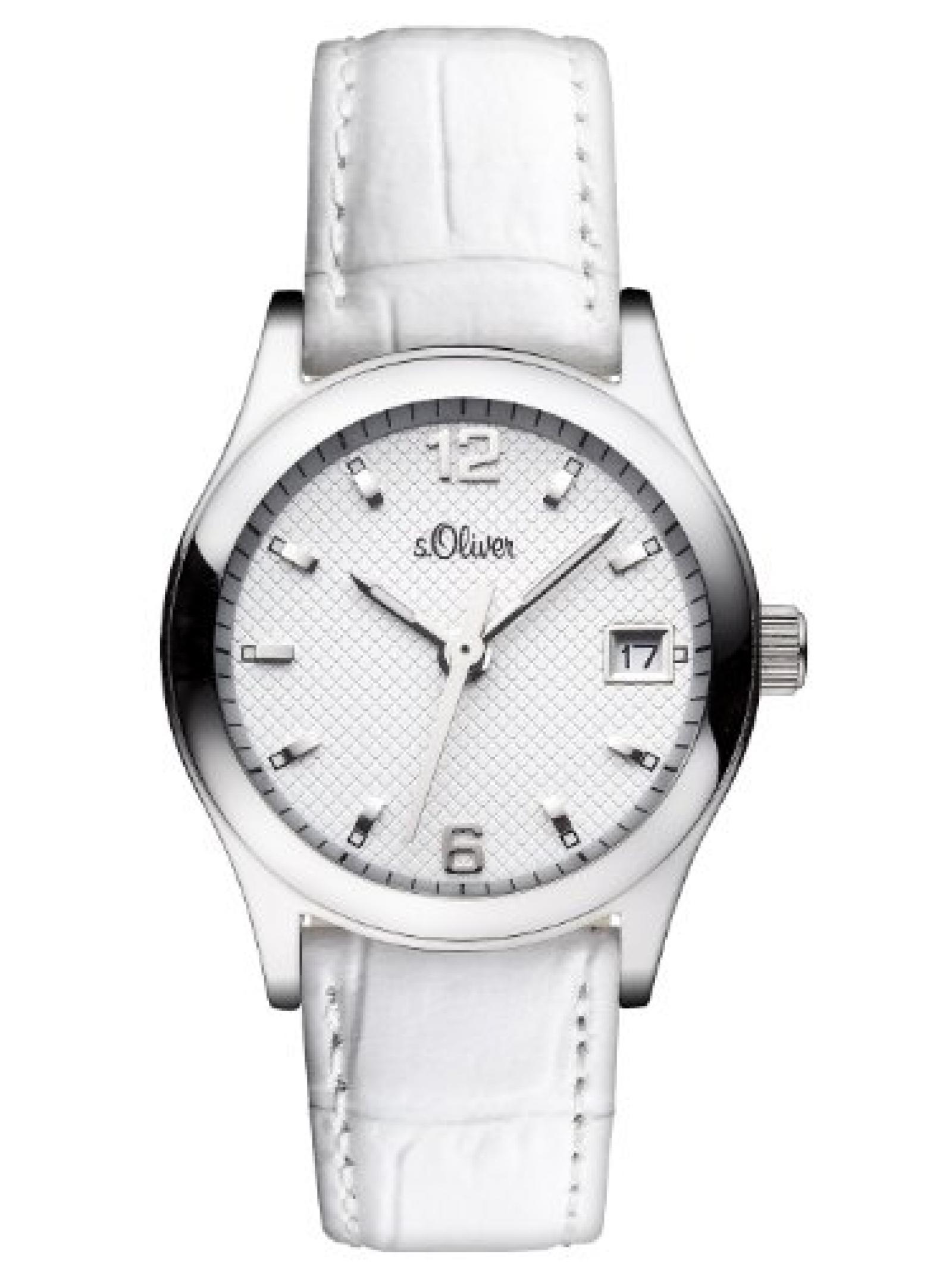 s.Oliver Damen-Armbanduhr XS Analog Quarz Leder SO-2870-LQ s.Oliver Damen-Armbanduhr XS Analog Quarz Leder SO-2870-LQ