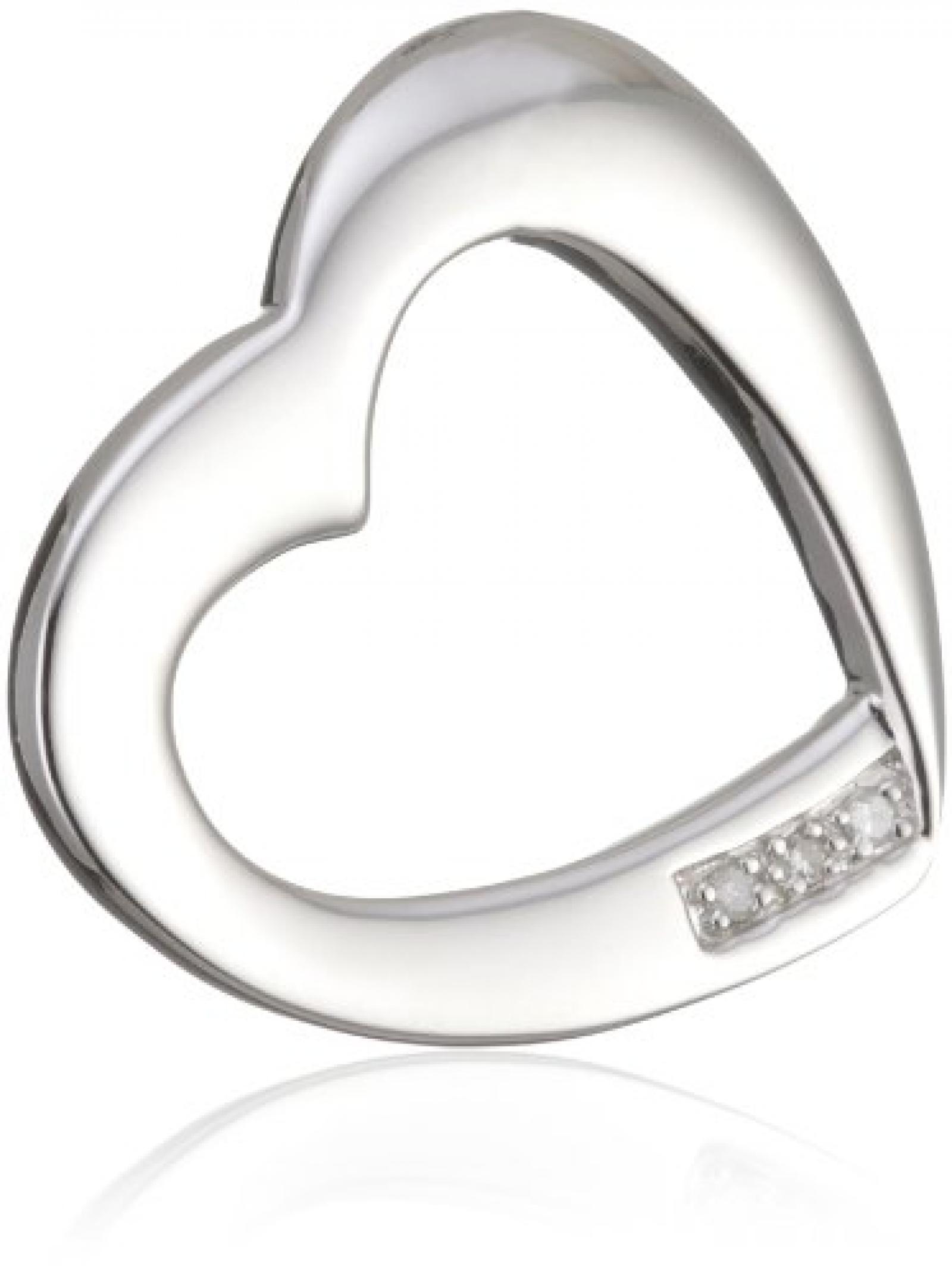 Rafaela Donata Damen-Anh&auml;nger Herz Diamond Collection 925 Sterling Silber Diamant (ohne Kette) 60250065 