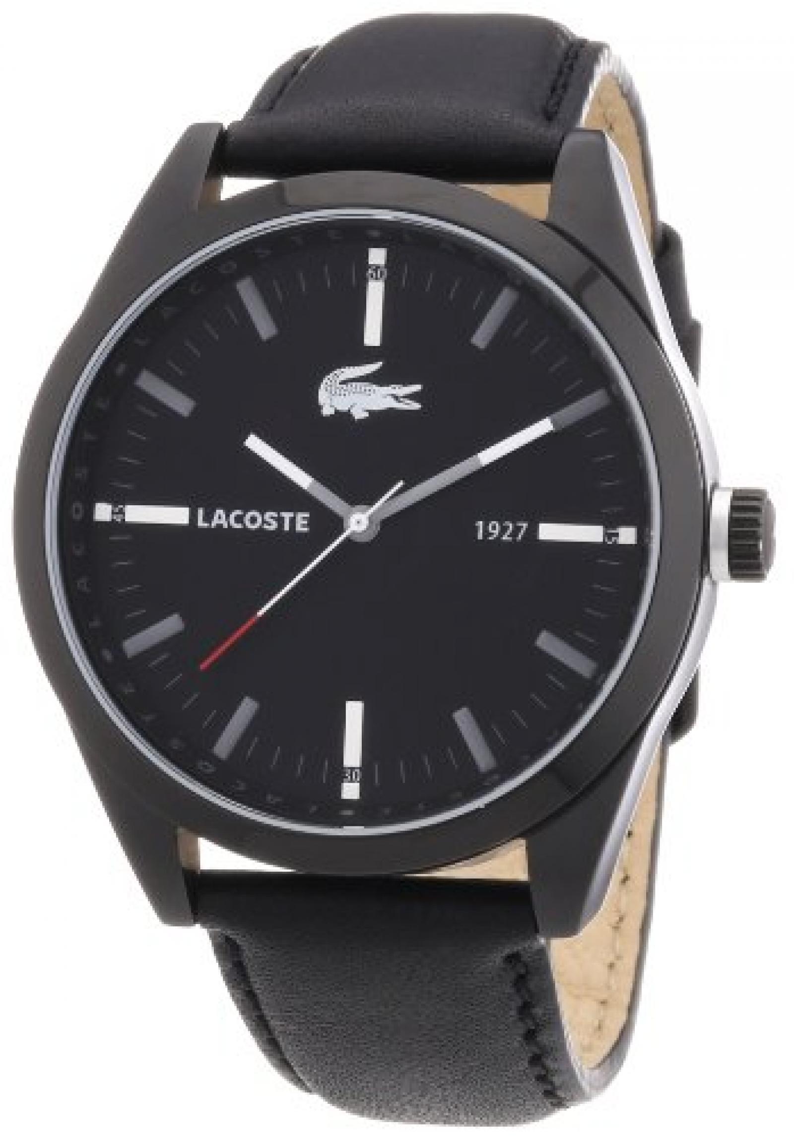 Lacoste Herren-Armbanduhr XL MONTREAL Analog Leder 2010598 Lacoste Herren-Armbanduhr XL MONTREAL Analog Leder 2010598