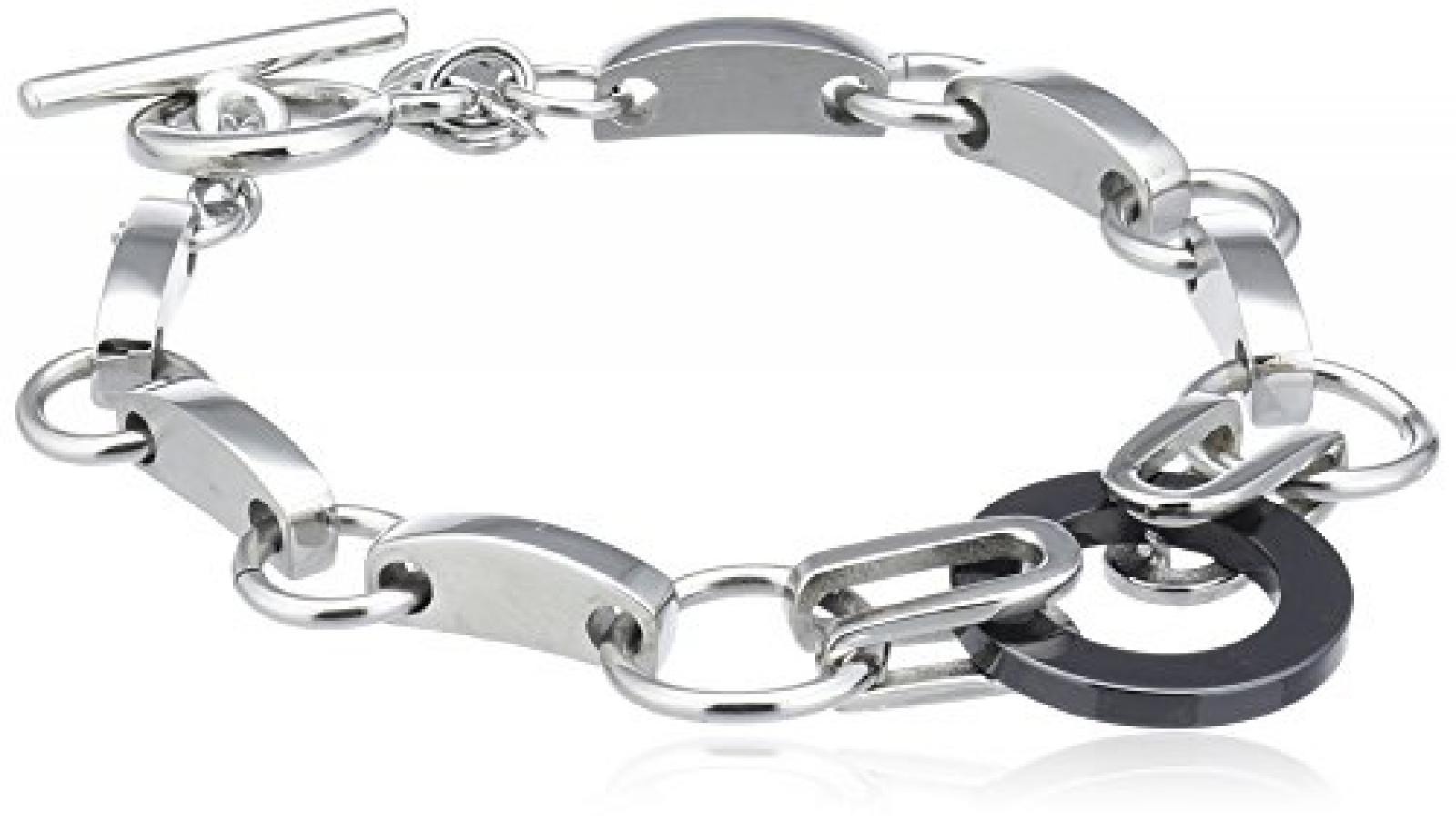 Mike Ellis New York Damen Armband Edelstahl Acryl 19.0 cm S173 IPS Mike Ellis New York Damen Armband Edelstahl Acryl 19.0 cm S173 IPS