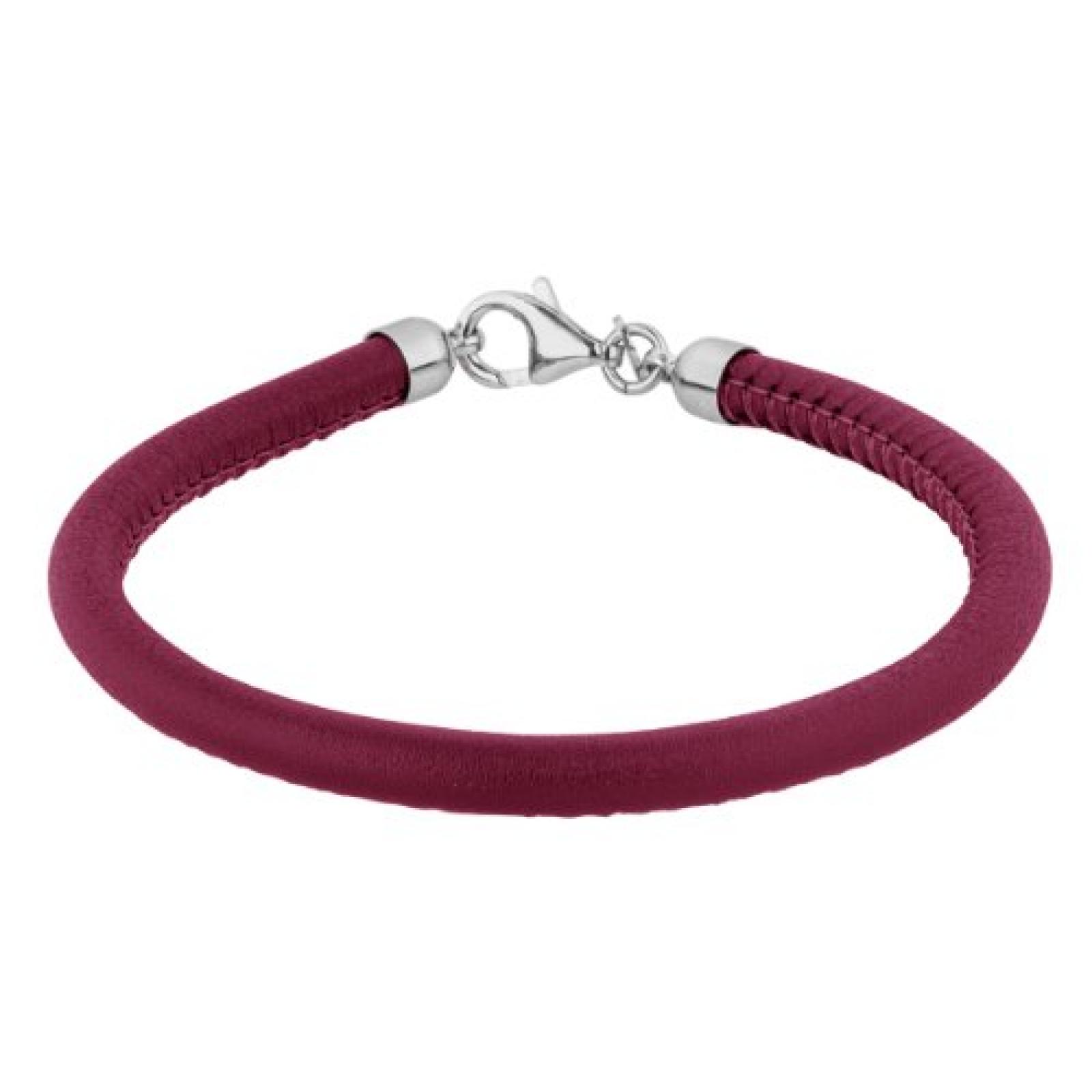 Bella Donna Unisex-Armband 925 Sterling Silber bordaux 20 cm 76760009 Bella Donna Unisex-Armband 925 Sterling Silber bordaux 20 cm 76760009