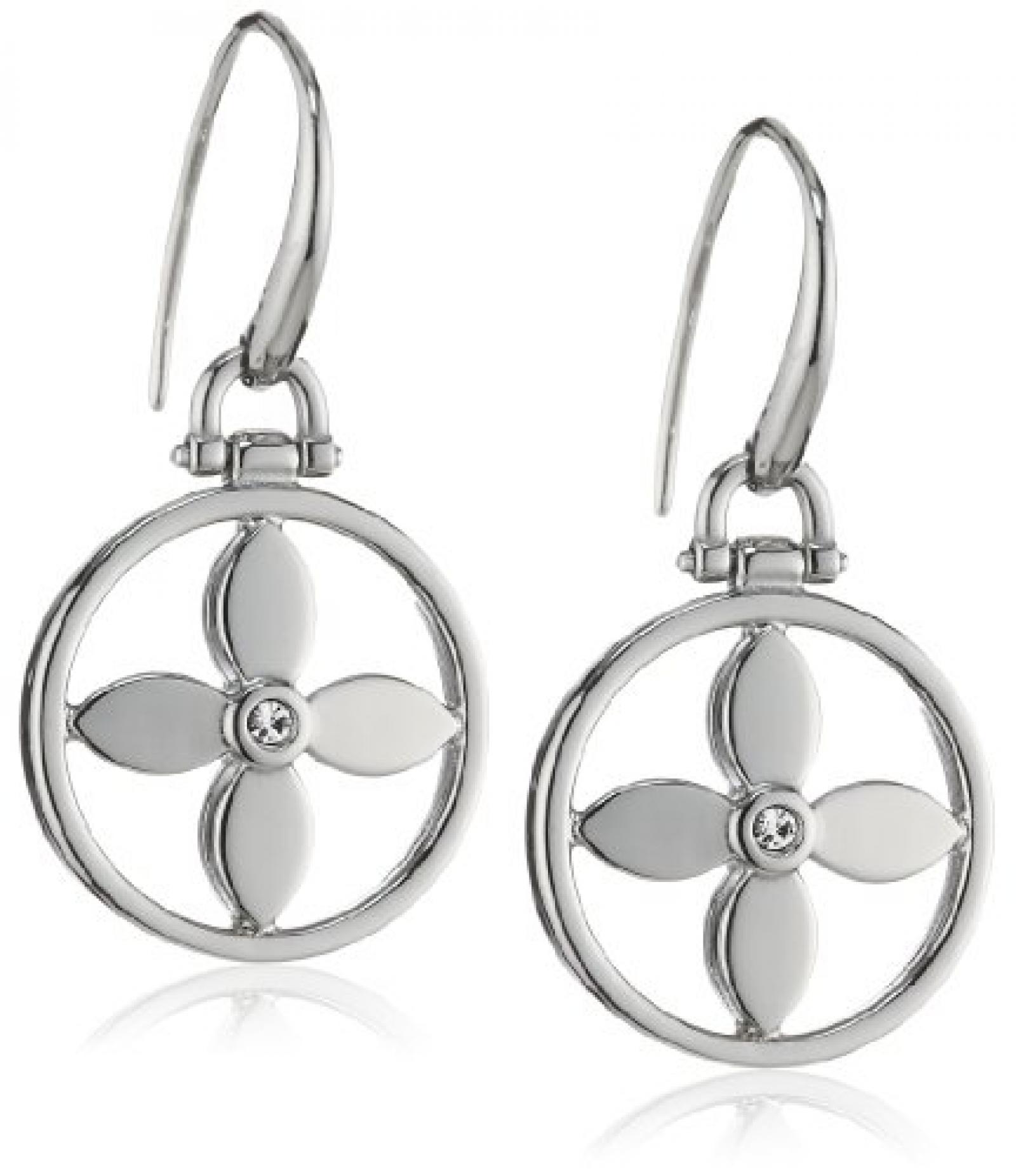 Fossil Damen-Ohrhänger Edelstahl Zirkonia weiß JF01126040 Fossil Damen-Ohrhänger Edelstahl Zirkonia weiß JF01126040