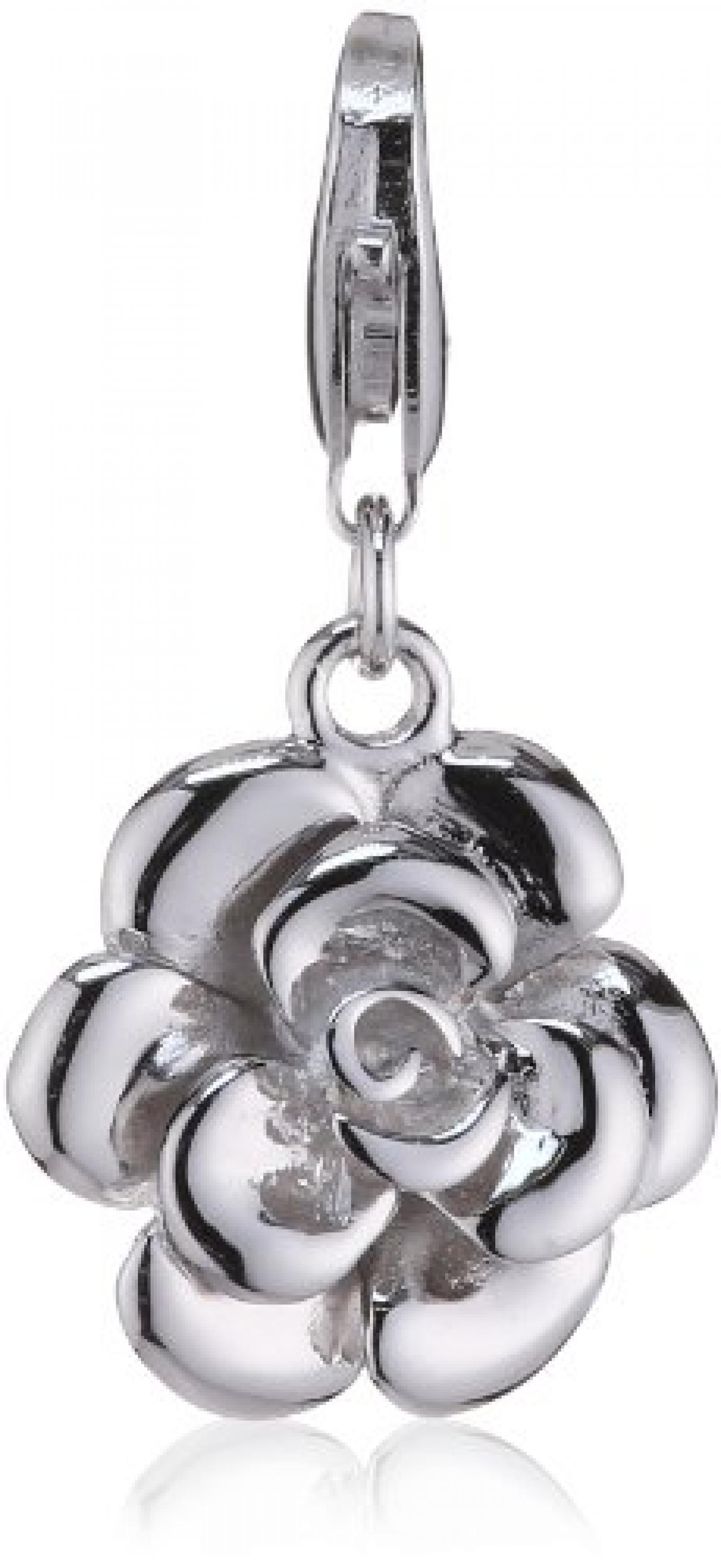 Rafaela Donata Charm Collection Damen-Charm Rose 925 Sterling Silber  60600105 