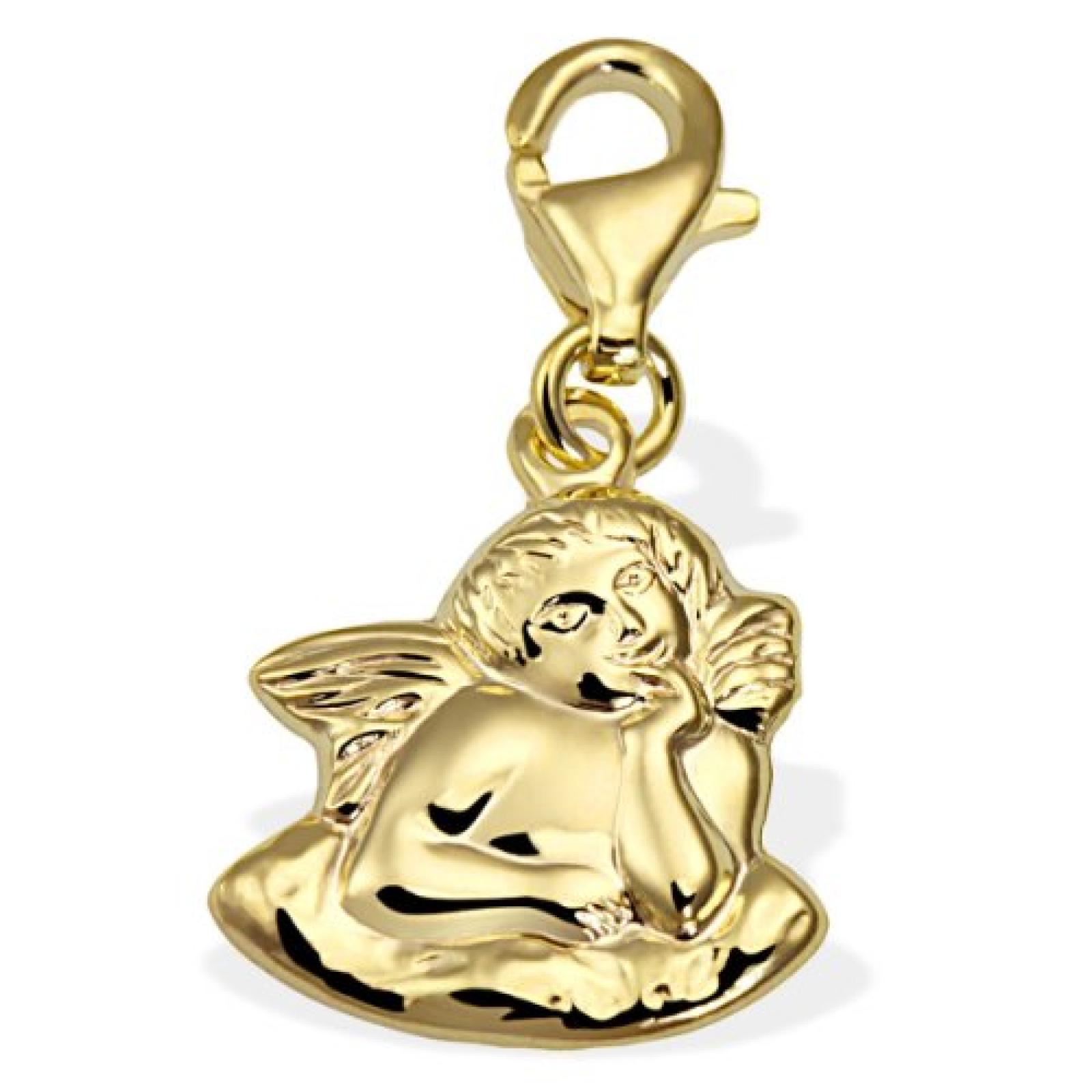 Goldmaid Damen-Charm Engel 333 Gelbgold Gh A4427GG 