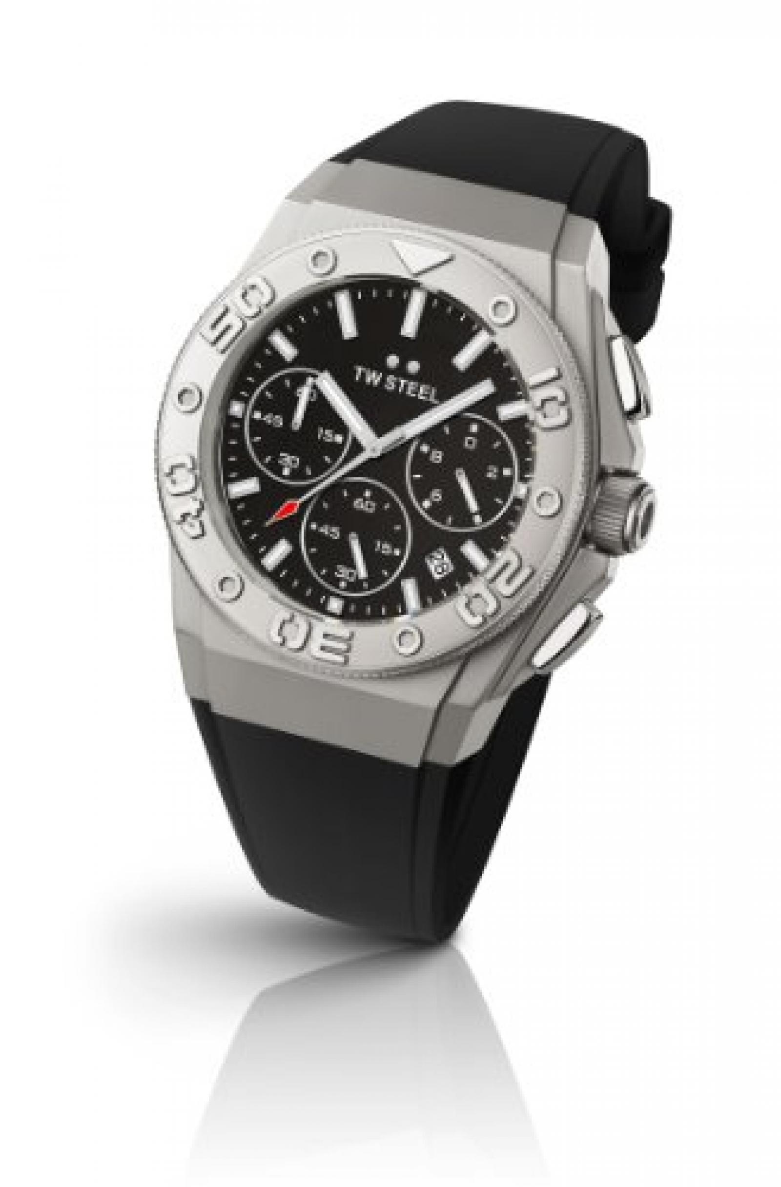 TW Steel Unisex-Armbanduhr CEO DIVER Chronograph Quarz Kautschuk TWCE5008 TW Steel Unisex-Armbanduhr CEO DIVER Chronograph Quarz Kautschuk TWCE5008