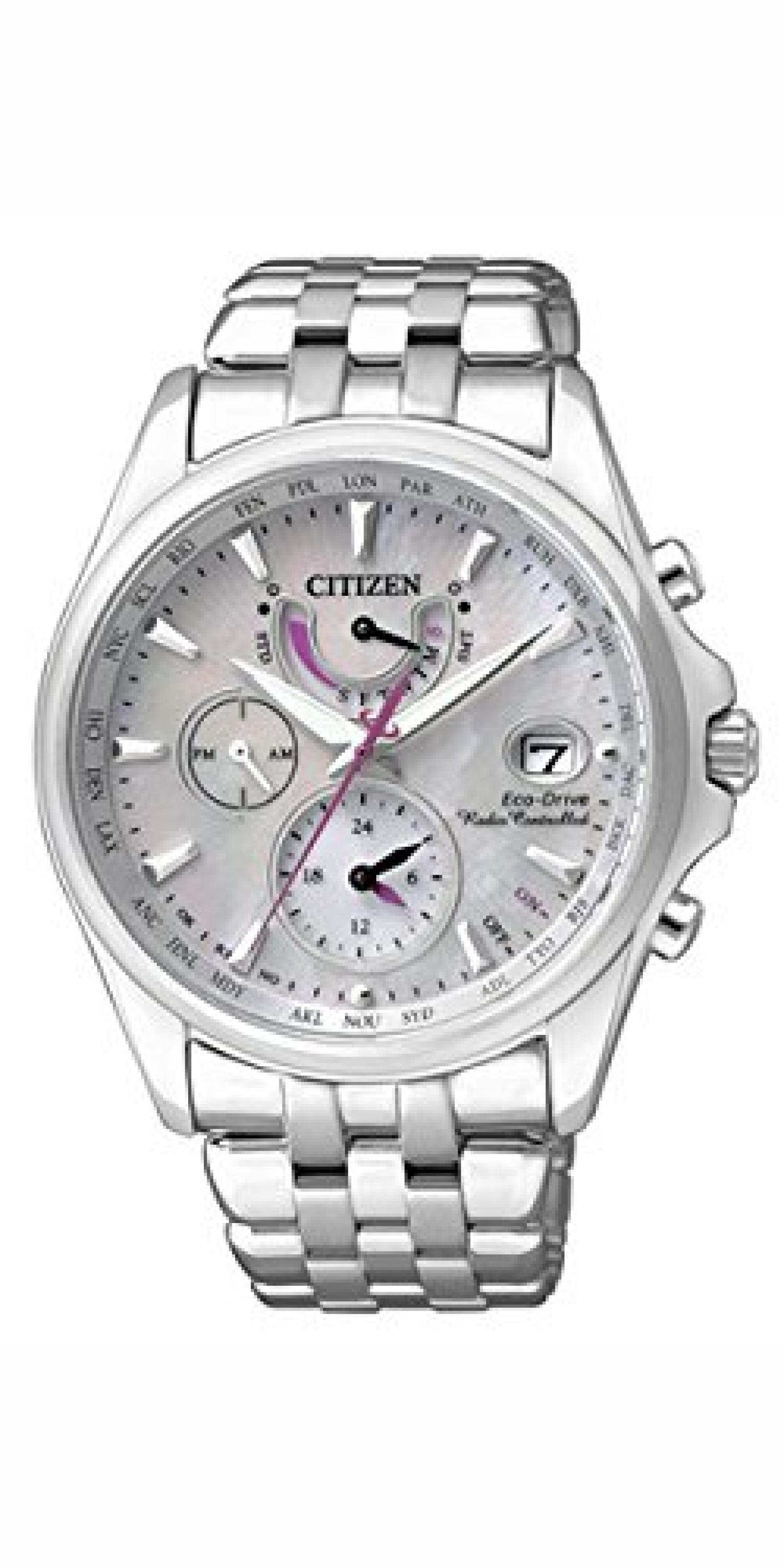 Citizen Damen-Armbanduhr Analog Quarz Edelstahl FC0010-55D Citizen Damen-Armbanduhr Analog Quarz Edelstahl FC0010-55D