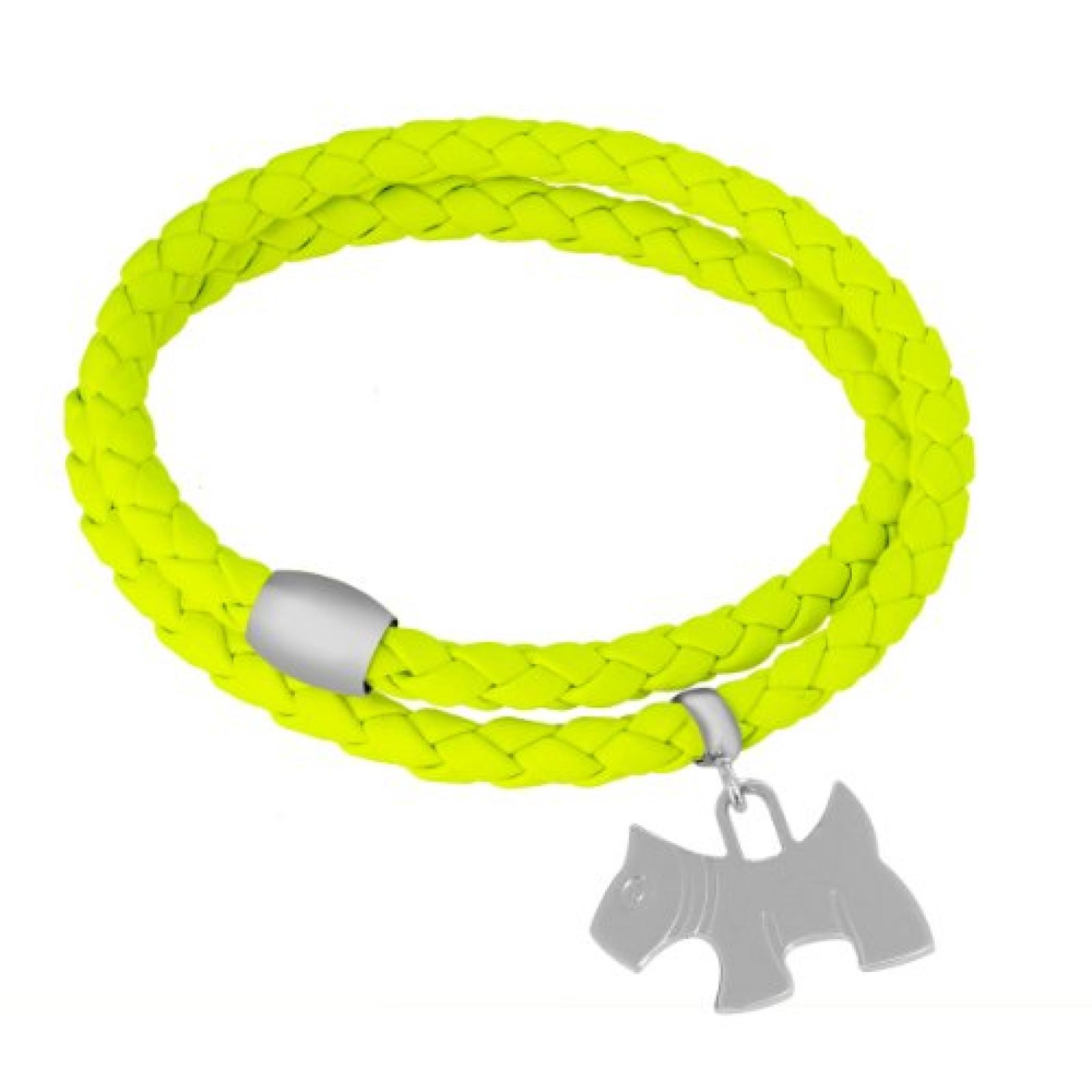 Bella Donna Damen-Armband Hundeeinhänger Leder gelb Magnetverschluss 925 Sterling Silber 77720009 Bella Donna Damen-Armband Hundeeinhänger Leder gelb Magnetverschluss 925 Sterling Silber 77720009
