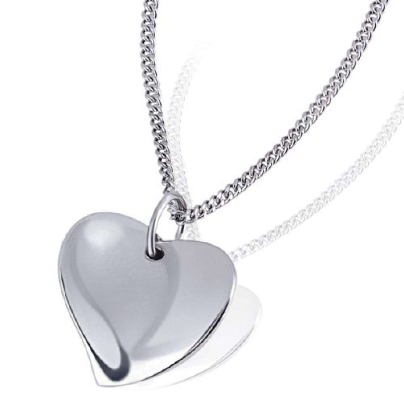 Goldmaid Damen-Collier Herz 925 Sterlingsilber He C2894S 