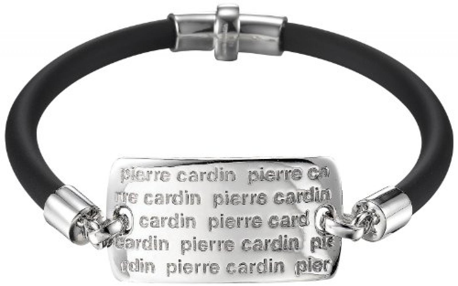 Pierre Cardin Unisex Armband 925 Sterling Silber rhodiniert Leder Cardin 21 cm PCBR90123A210 