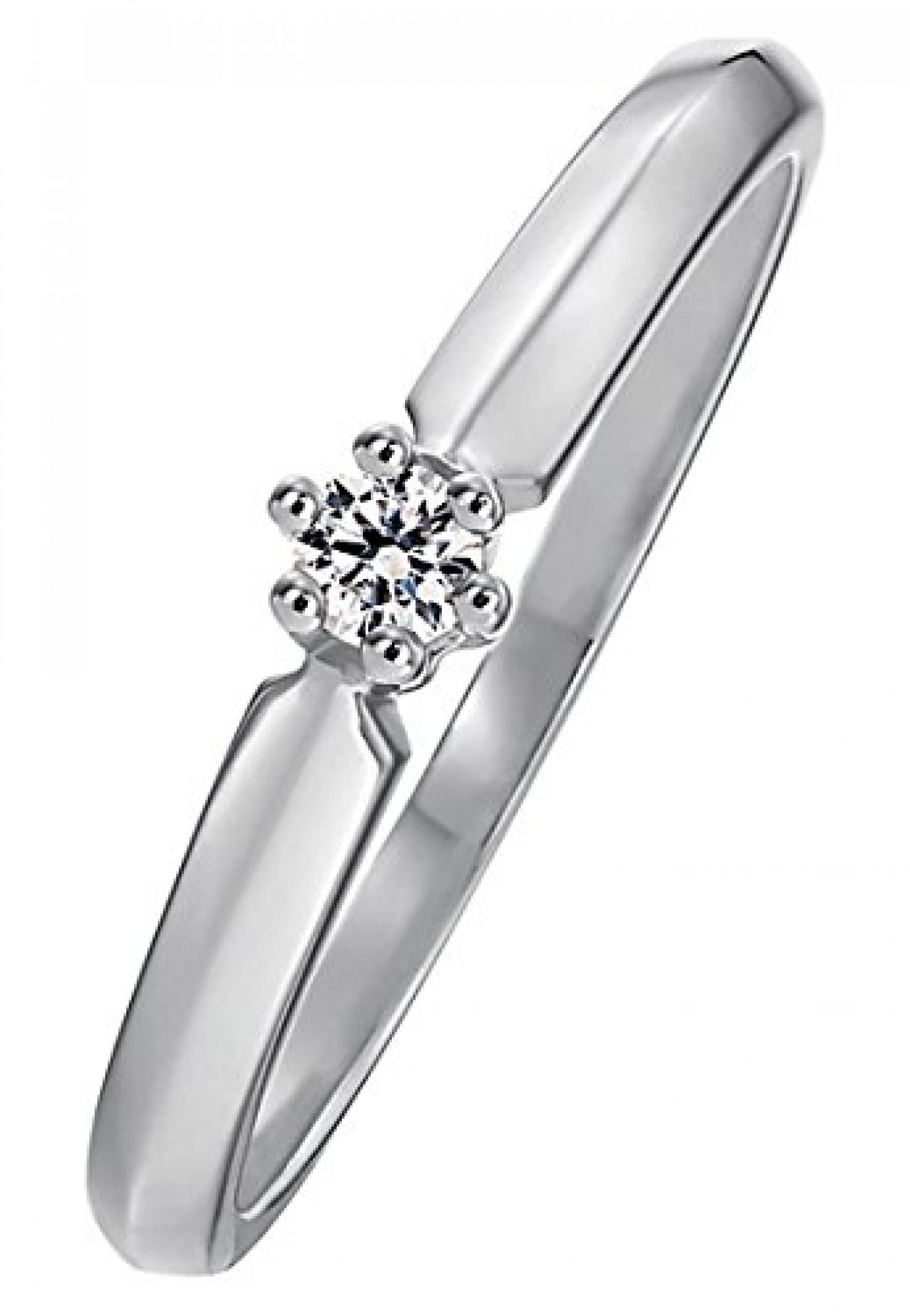 CHRIST Diamonds Damen-Ring 333er Weissgold 1 Brillanten ca. 0,08 ct. (weißgold) CHRIST Diamonds Damen-Ring 333er Weissgold 1 Brillanten ca. 0,08 ct. (weißgold)
