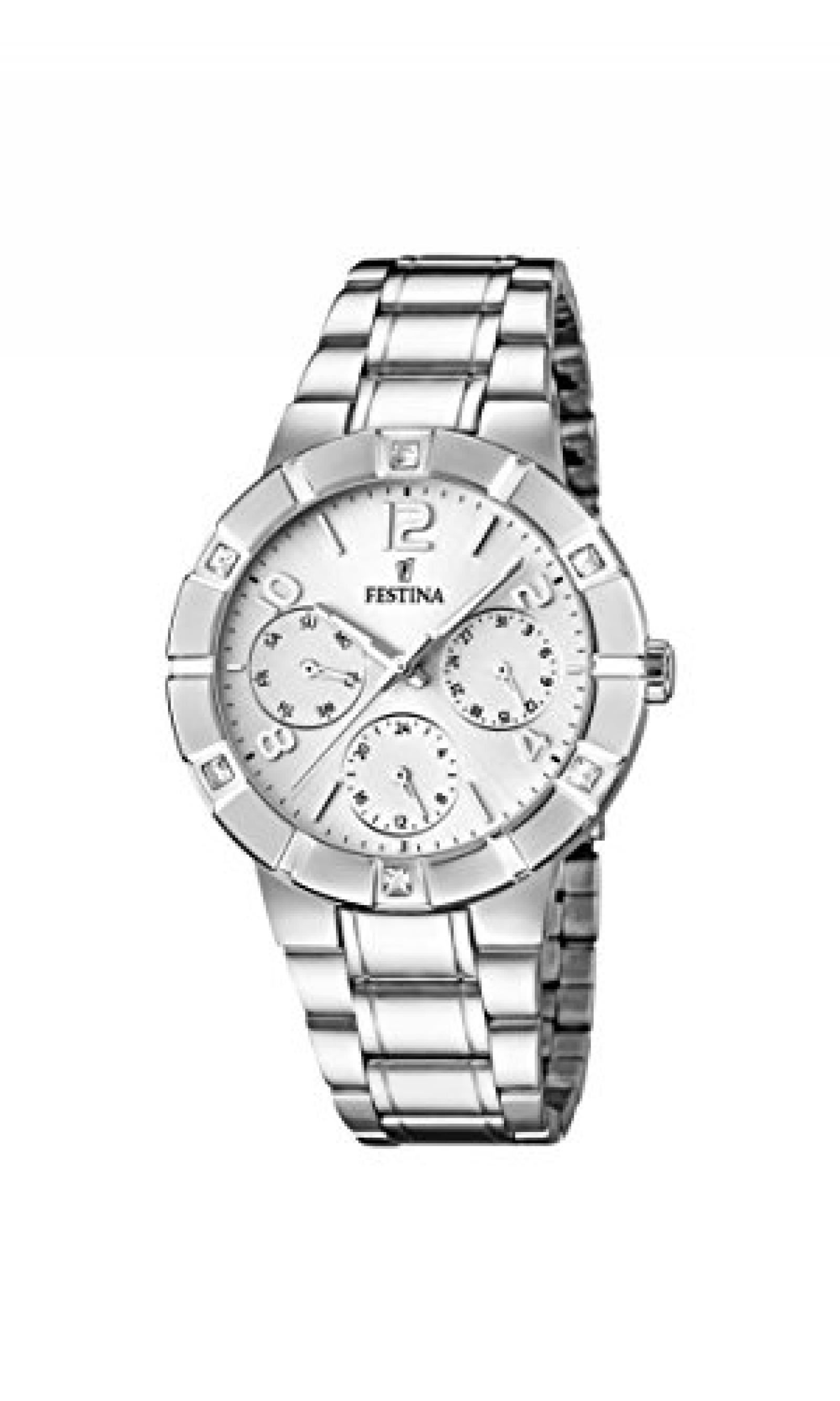 Festina Damen-Armbanduhr Analog Quarz Edelstahl F16706/1 Festina Damen-Armbanduhr Analog Quarz Edelstahl F16706/1