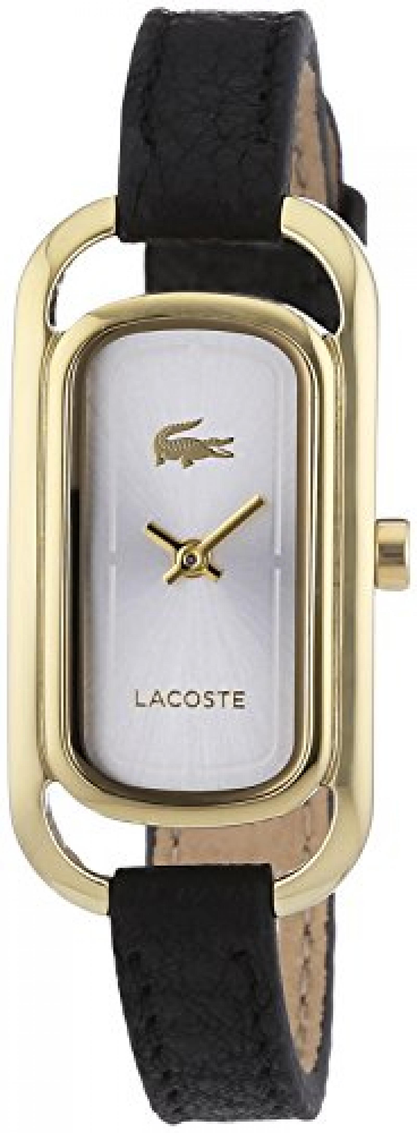 Lacoste Damen-Armbanduhr SIENNA Analog Quarz Leder 2000857 