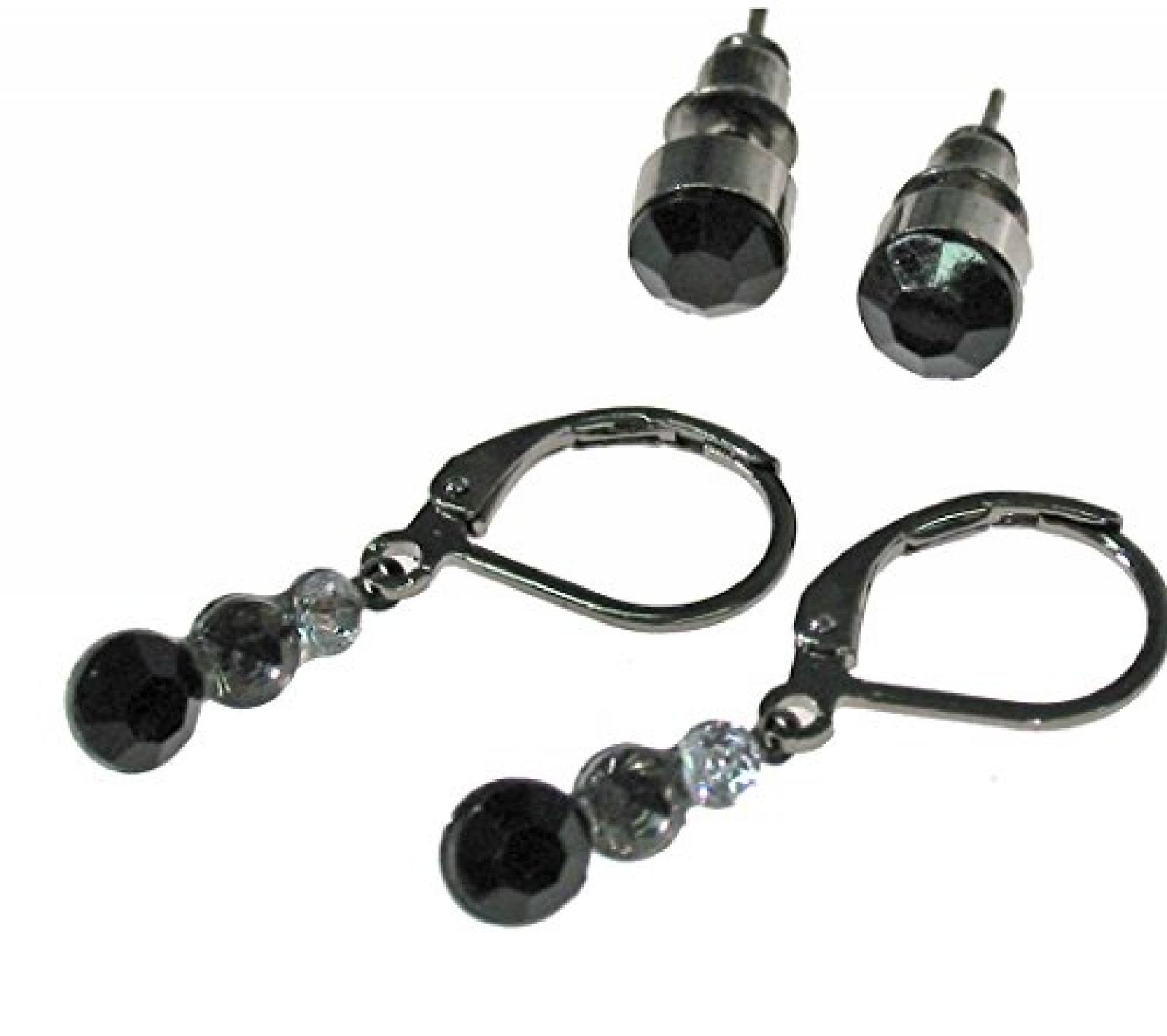 Capelli New York Kristall-Ohrring-Set Black, One Size Capelli New York Kristall-Ohrring-Set Black, One Size