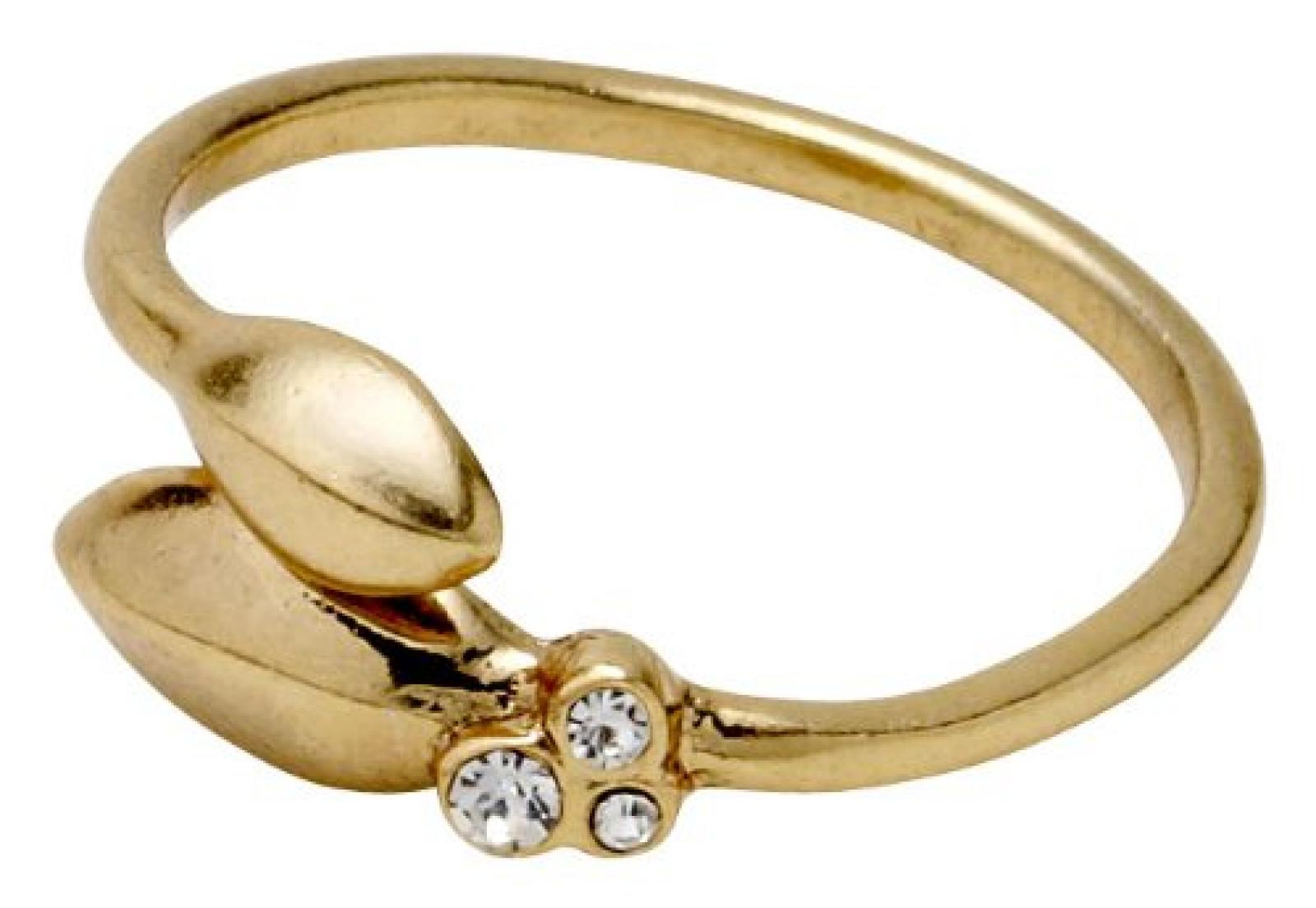 Pilgrim Jewelry Damen-Ring Messing Kristall Glaskristall Clarity weiß Gr. 161342004 