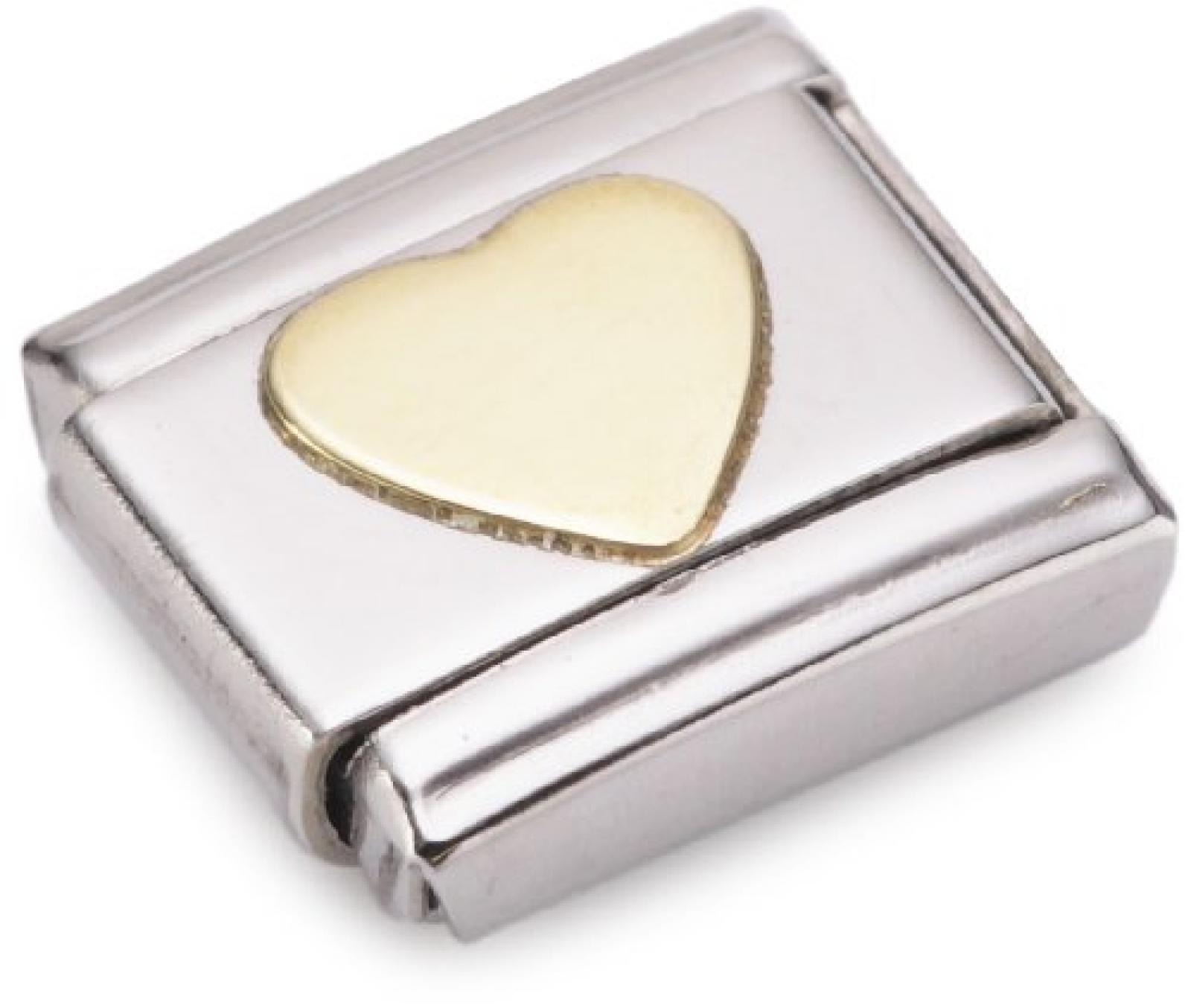 Nomination Composable Classic LOVE Edelstahl und 18K-Gold (Herz) 030116 Nomination Composable Classic LOVE Edelstahl und 18K-Gold (Herz) 030116