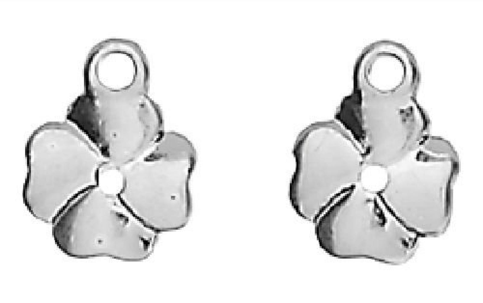 PILGRIM 511-159 Ohrring-Charms Anh&auml;nger, versilbert 