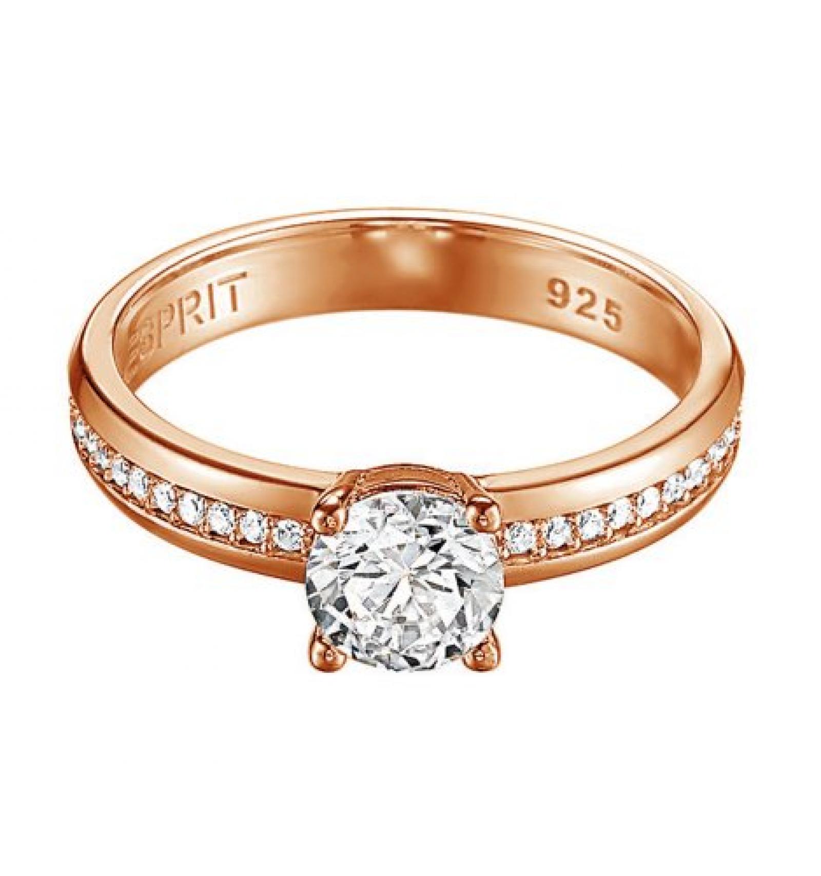Esprit Jewels Damen-Ring 925 Sterling Silber grace glam rose ESRG91609C1 