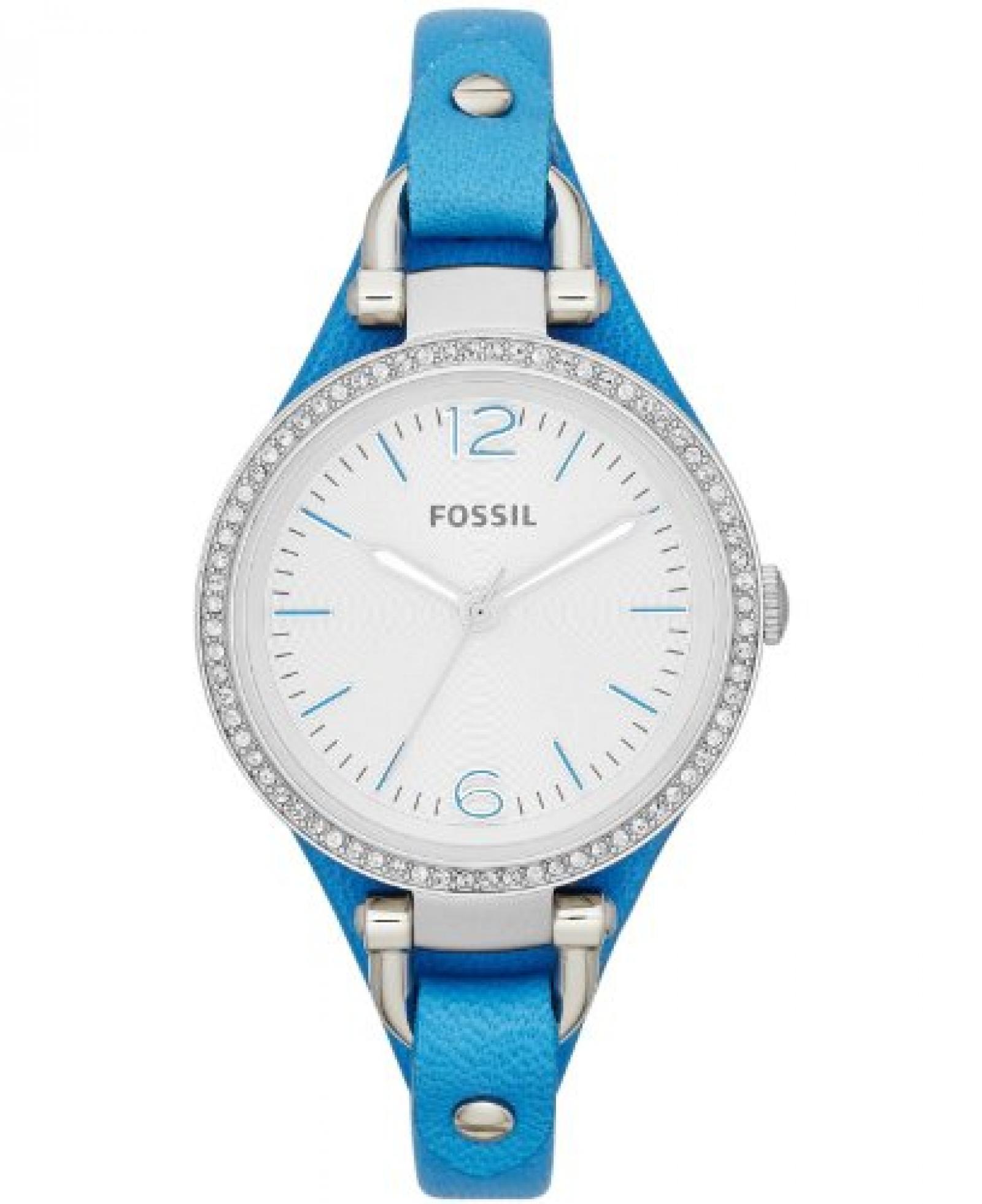 Fossil Damen-Armbanduhr Lederarmband 32mm ES3470 Fossil Damen-Armbanduhr Lederarmband 32mm ES3470