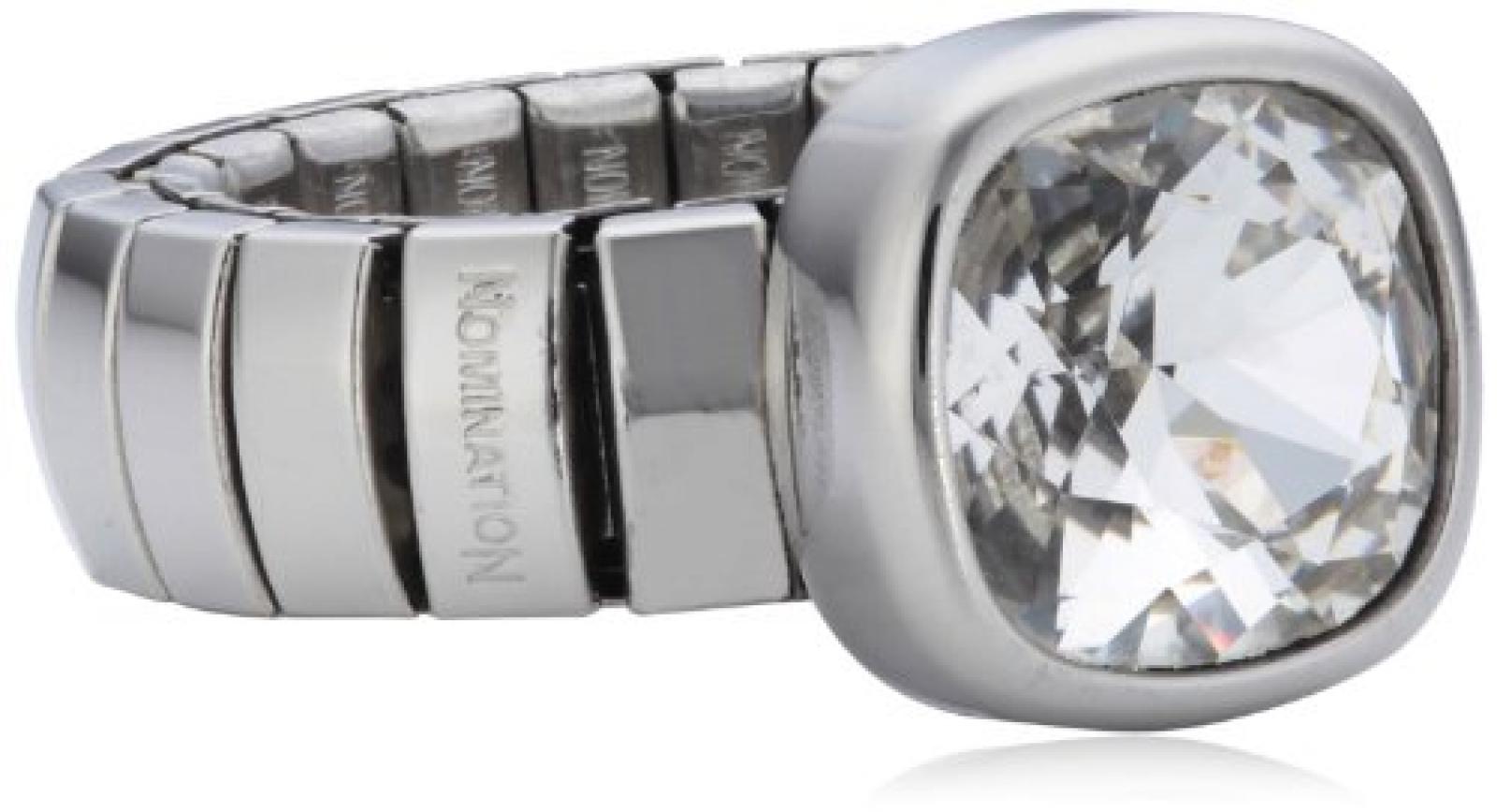 Nomination Damen-Ring Chic Swarovski-Zirkonen Wei&szlig; Ring gr&ouml;&szlig;e variabel 043000/010 