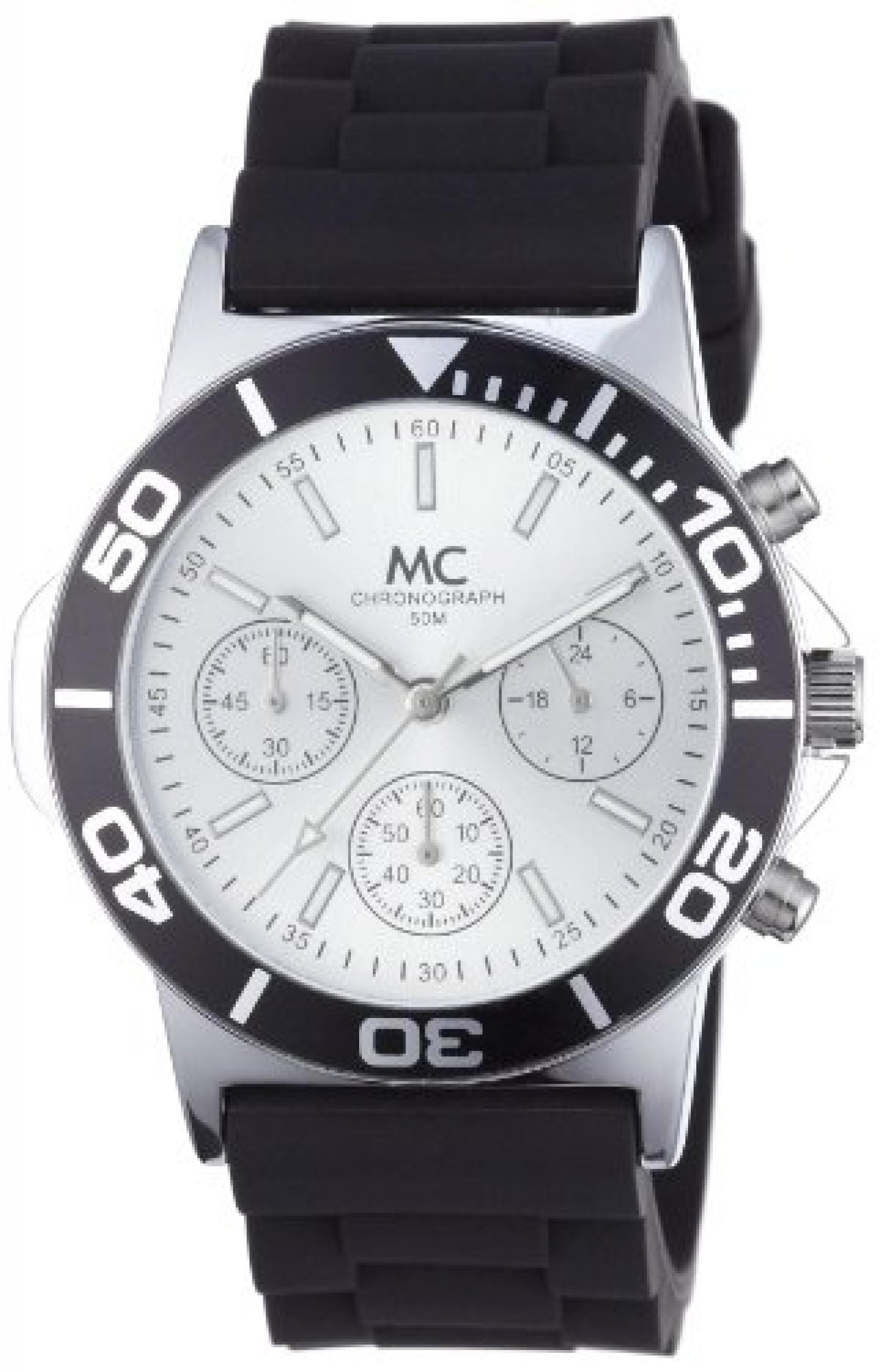 MC Timetrend Damen-Armbanduhr Chronograph Quarz Kautschuk 26887 MC Timetrend Damen-Armbanduhr Chronograph Quarz Kautschuk 26887