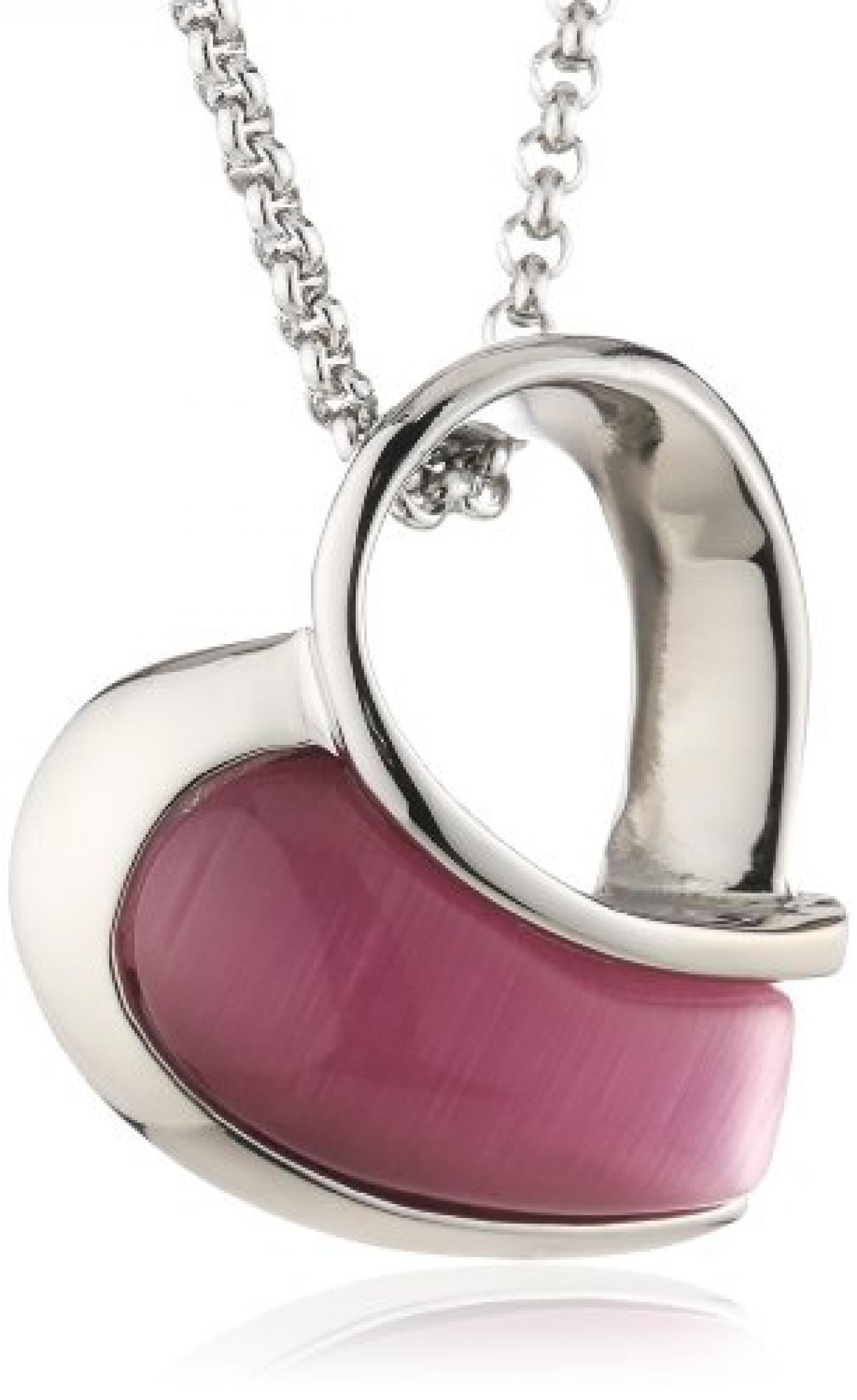 Mike Ellis New York Damen Halskette Edelstahl Glas 26 mm D1525C/4 Mike Ellis New York Damen Halskette Edelstahl Glas 26 mm D1525C/4