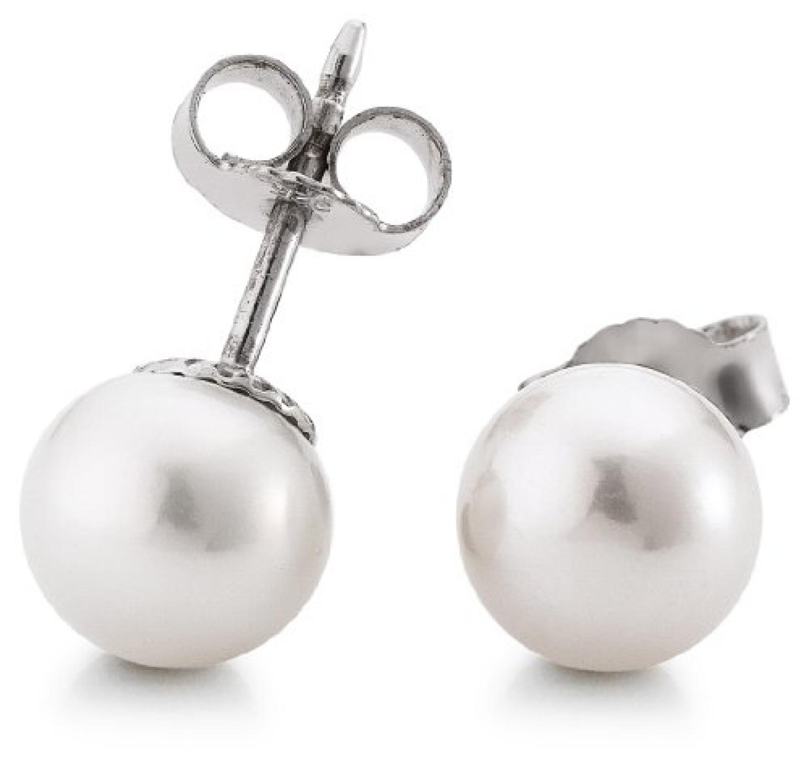 Adriana Damen-Ohrstecker Romantica S&uuml;&szlig;wasser Zuchtperlen 925 Sterling-Silber R8 