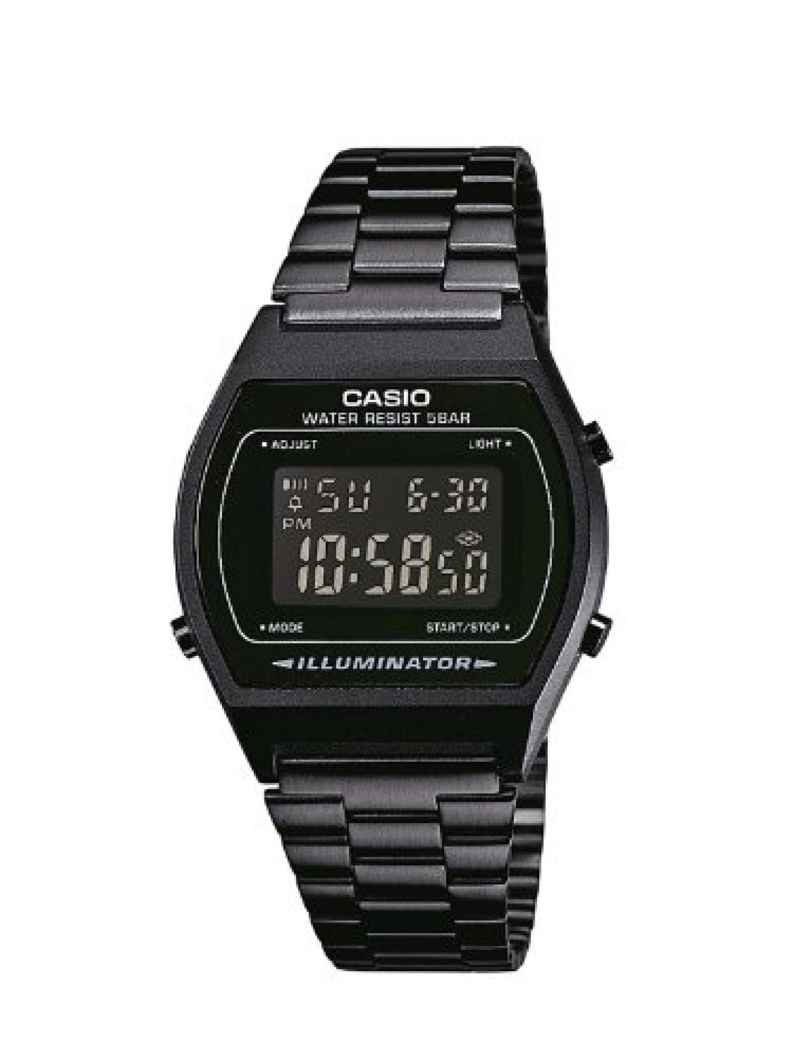 Casio Unisex-Armbanduhr Collection Retro Digital Edelstahl B640WB-1BEF 