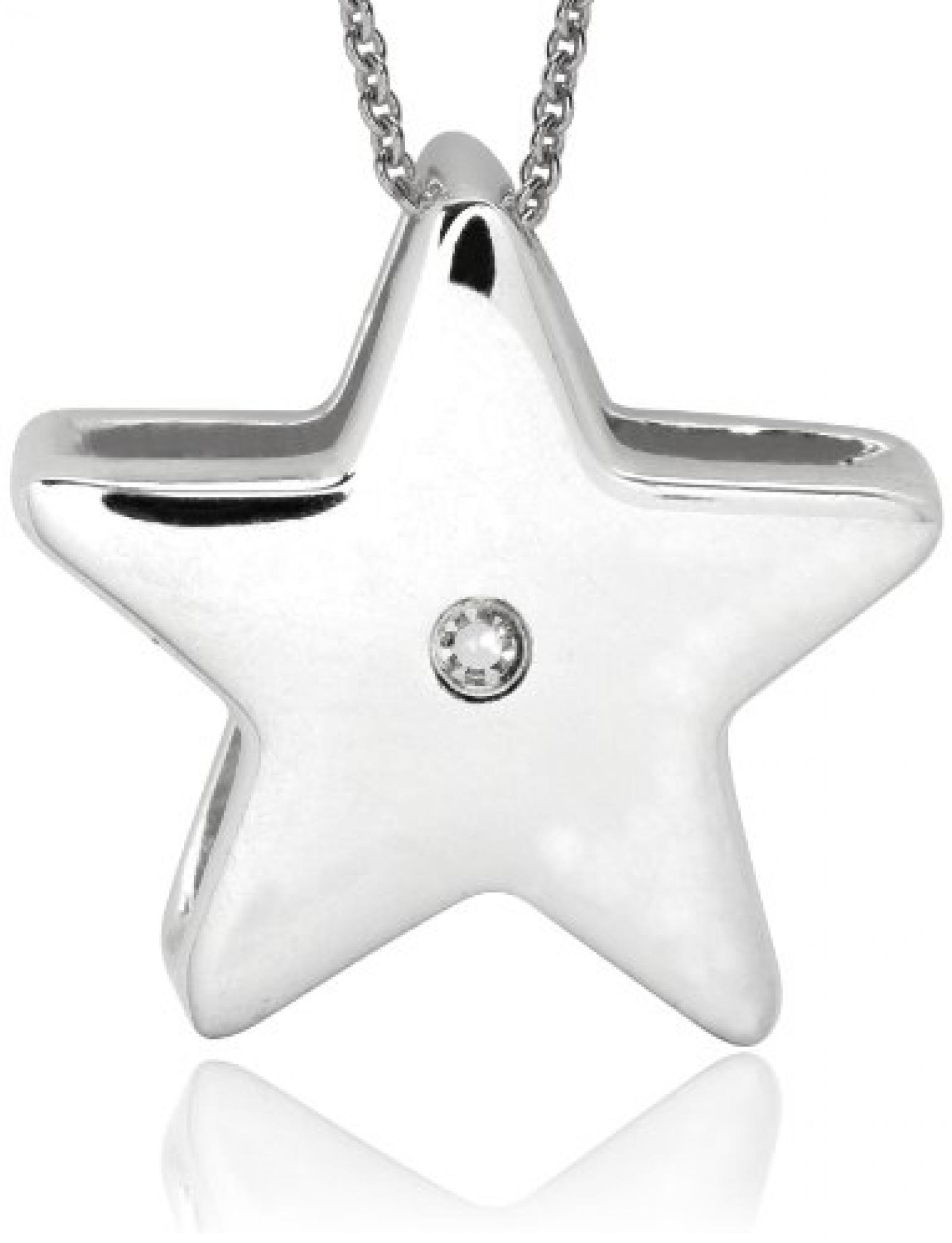 Rafaela Donata Damen-Anhänger Stern Diamond Collection 925 Sterling Silber Diamant (ohne Kette)  60250066 