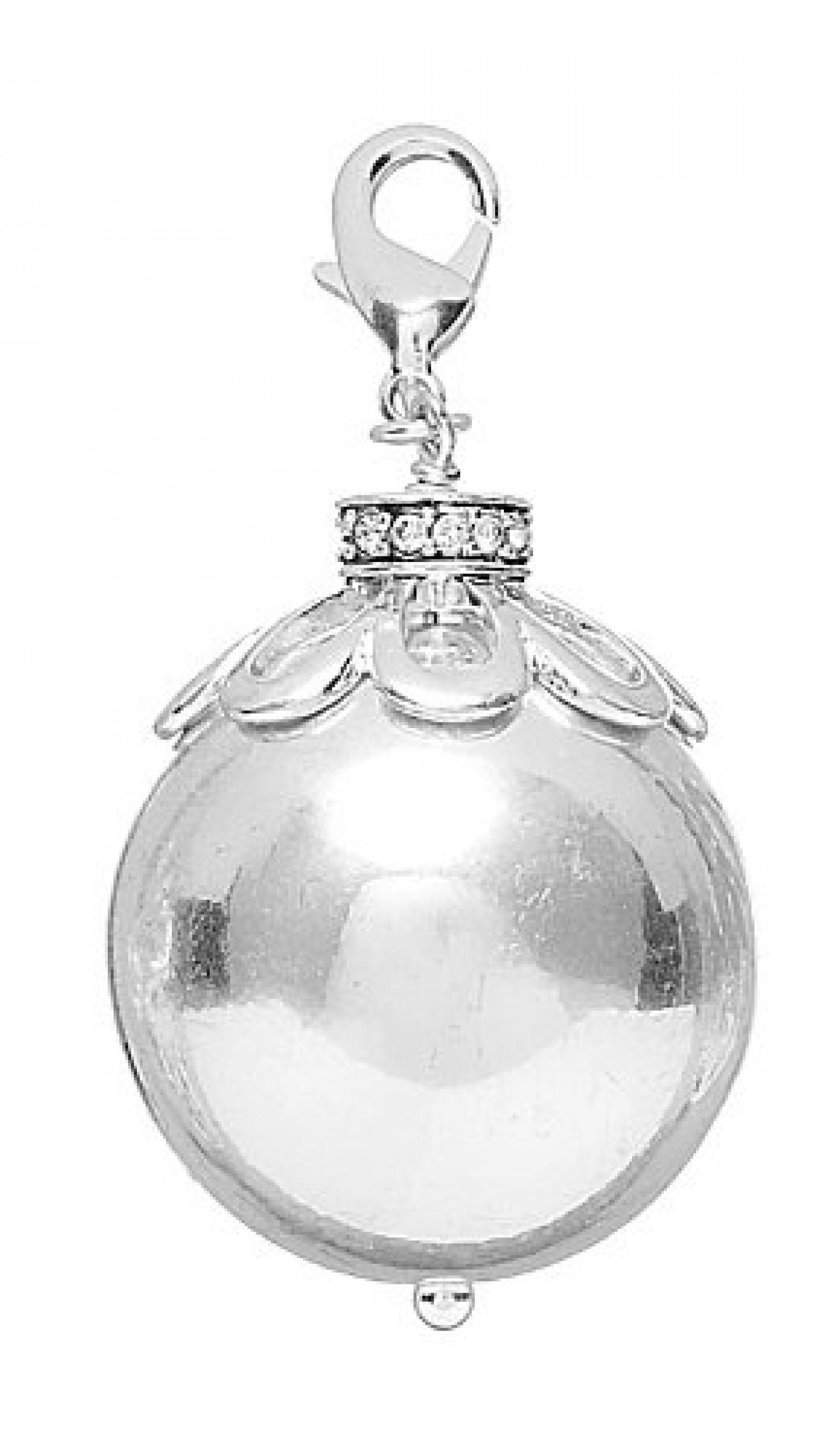 Pilgrim Damen-Mega-Charms-Anh&auml;nger  Messing versilbert  514-003 