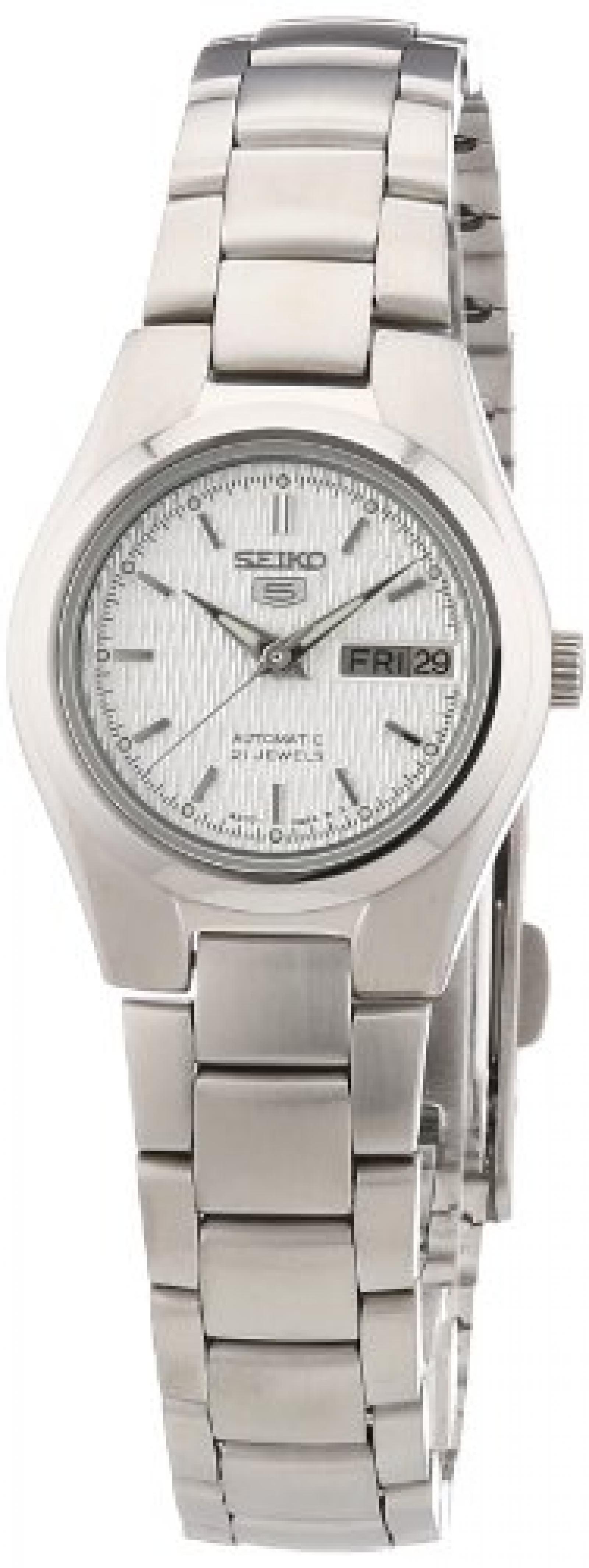 Seiko Damen-Armbanduhr XS Seiko 5 Analog Automatik Edelstahl SYMC07K1 Seiko Damen-Armbanduhr XS Seiko 5 Analog Automatik Edelstahl SYMC07K1